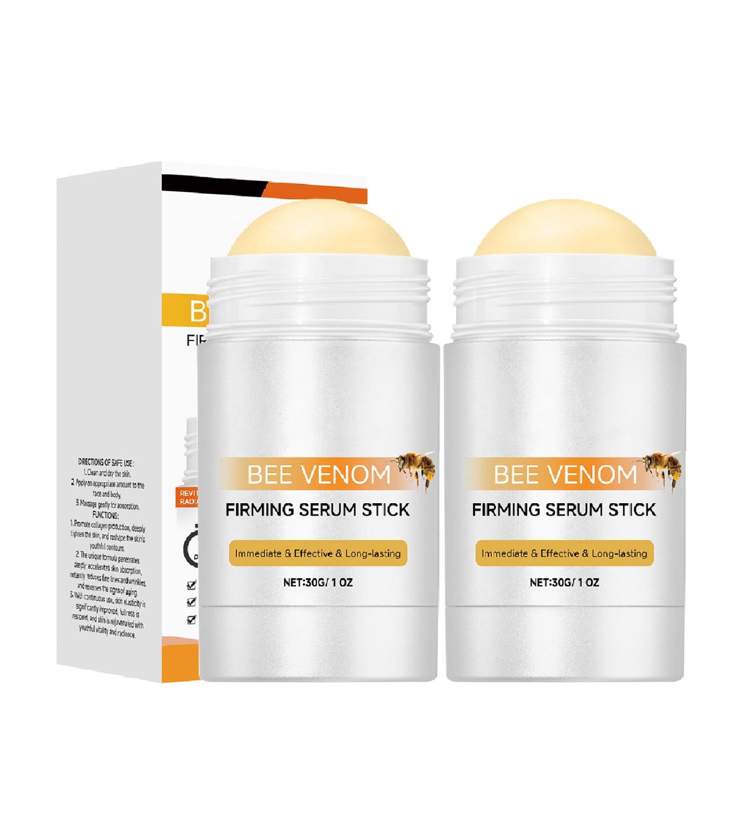  Hengxuan Bee Venom Firming Serum Stick Firming Body Cream Bee Poison Serum Against Wrinkles Skin Firming Moisturizing Restoring Skin Elasticity (2) - Buy Online on GoSupps.com