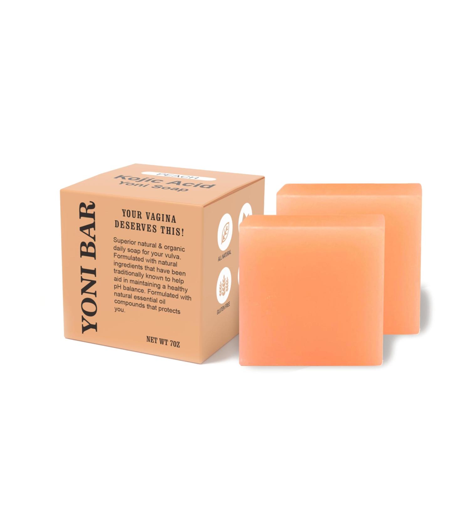 Yoni Soap Bars | Organic Feminine Wash for Women | pH Balance Yoni Care | Eliminate Odor | Natural 2PC Set - Buy Online on GoSupps.com