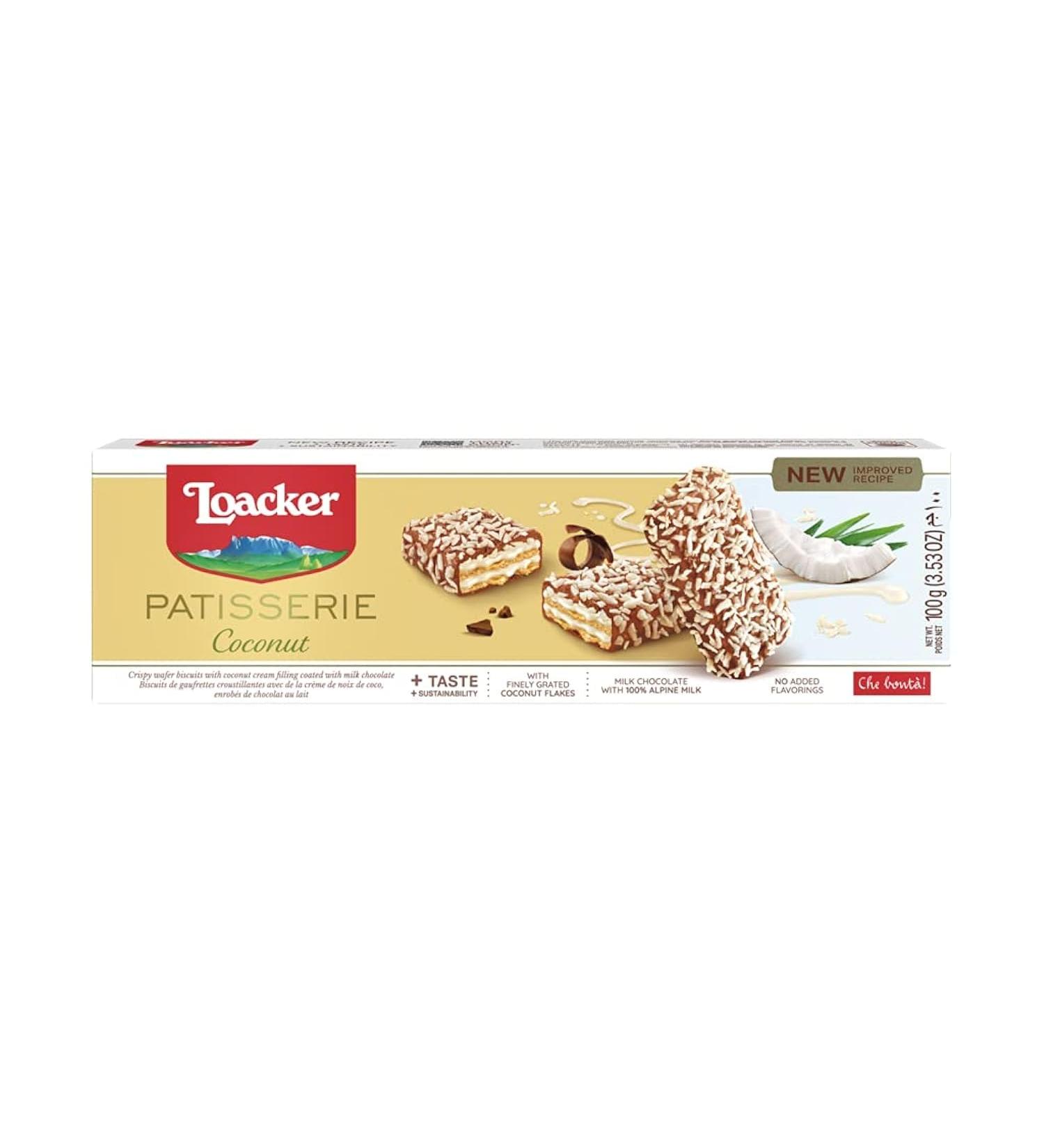 Loacker Gran Pastry Coconut Biscuits 100 g - Buy Online on GoSupps.com