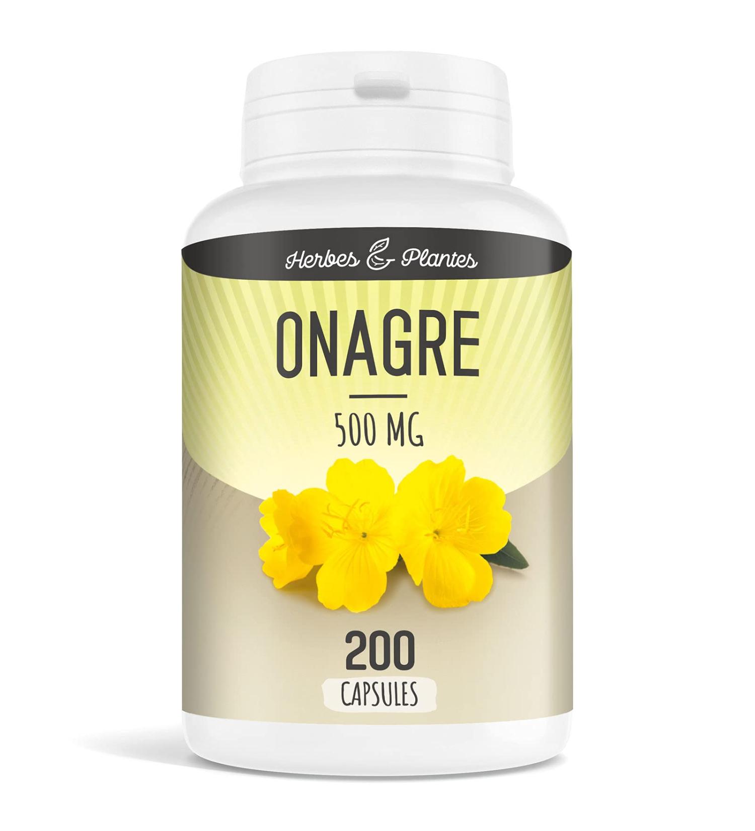 Herbs & Plants Evening Primrose 200 Capsules 500mg - Buy Online on GoSupps.com