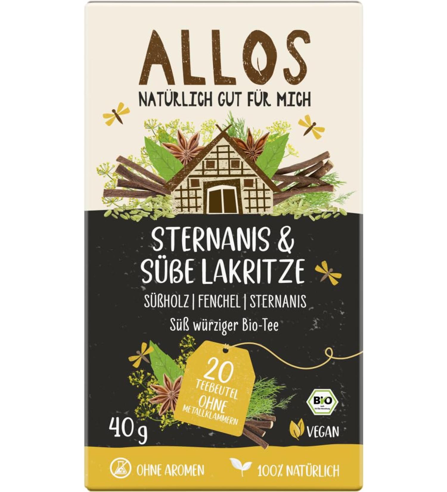 Nature BV Allos Bio Steranis & Sweet Lakspuit tea 2 x 40 gr