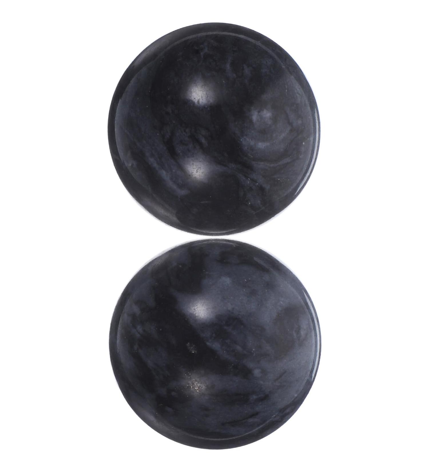 FOMIYES Baoding Balls - Jade Hand Exercise & Massage Balls for Seniors (2pcs Random Color) - Improve Grip & Relaxation - Buy Online on GoSupps.com