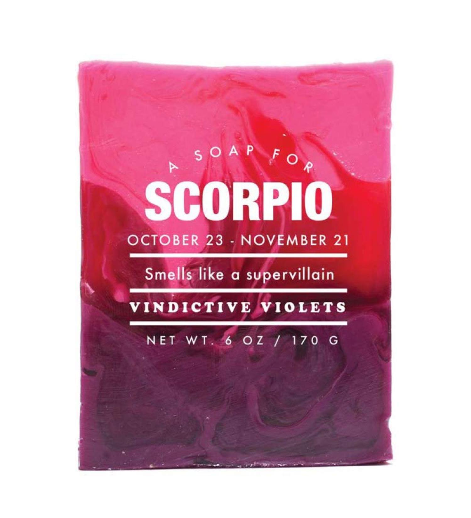 Astrology 6 Ounce Bar Soap - (Scorpio)