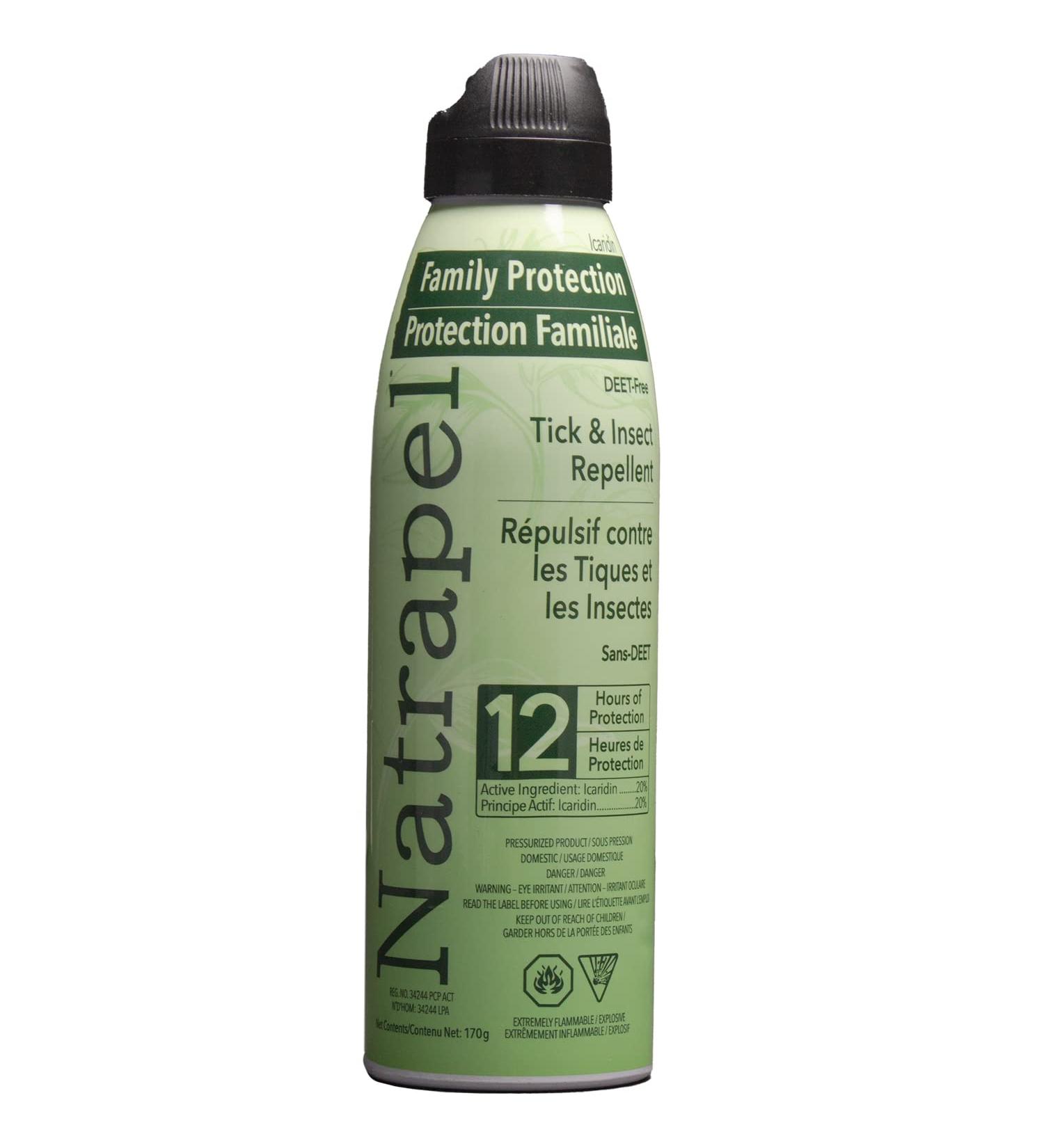 Natrapel Icaridin Insect Repellent 170g Picaridin Bug Spray for Ticks & Mosquitoes - Buy Online on GoSupps.com