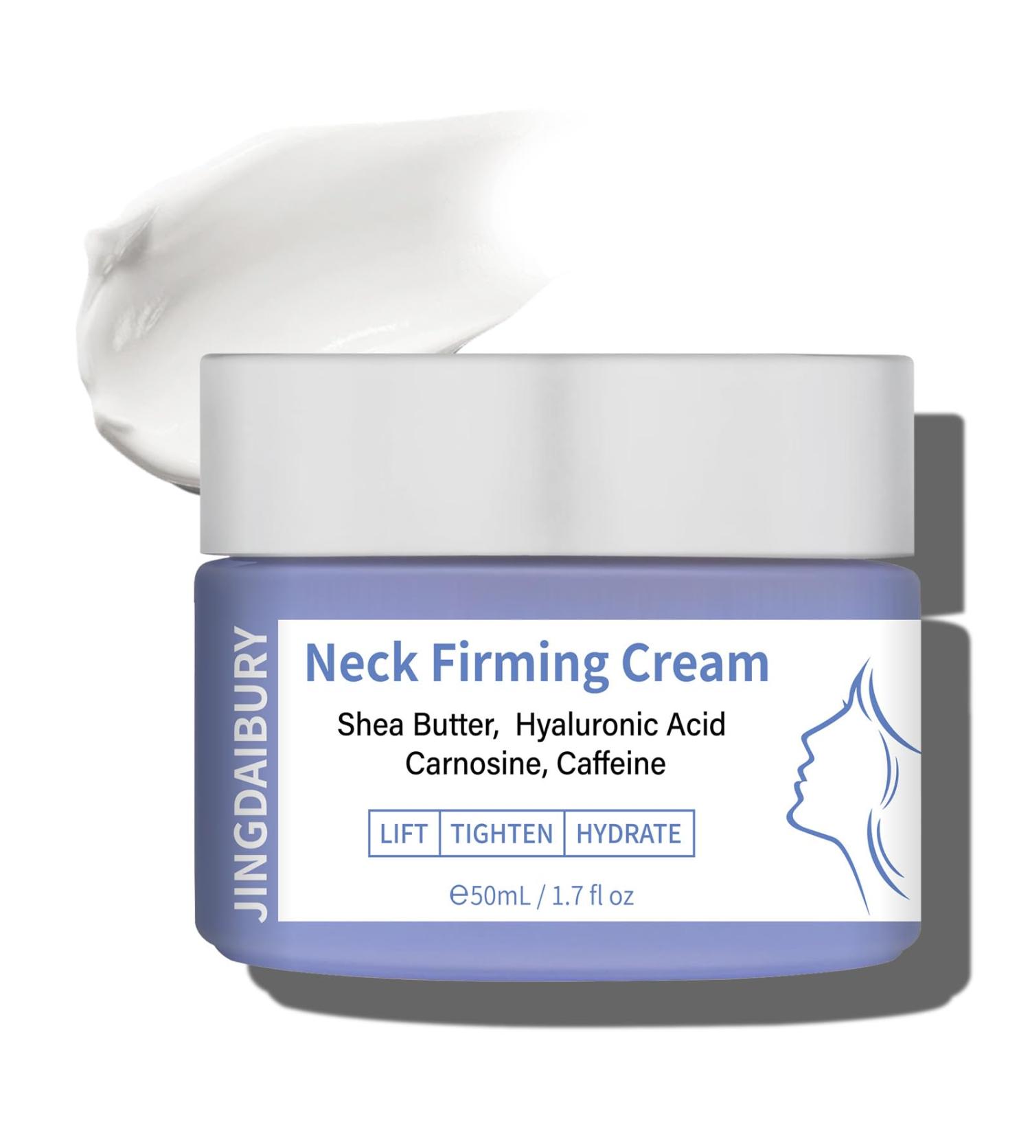 2024 New Pure Neck Firming Cream - Anti-Aging Tighten & Lift Moisturizing Neck Cream for Men & Women Reduces Wrinkles Evens Skin Tone - 1.7 oz - Buy Online on GoSupps.com