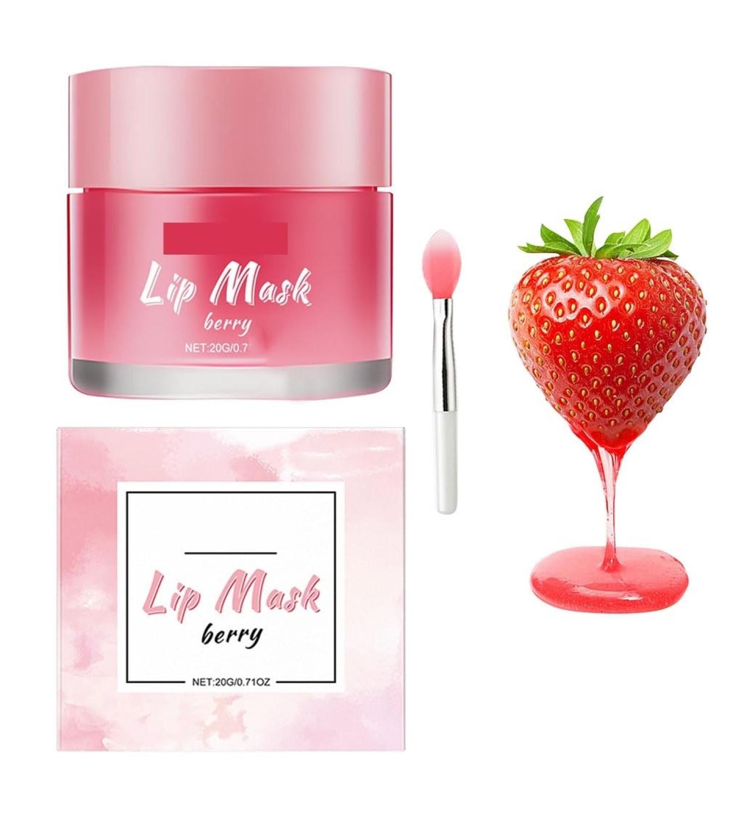 Hydrating Overnight Lip Mask Soothes Dry Lips Locks In Moisture And Delivers Deep Overnight Nourishment(4pcs) - Buy Online on GoSupps.com