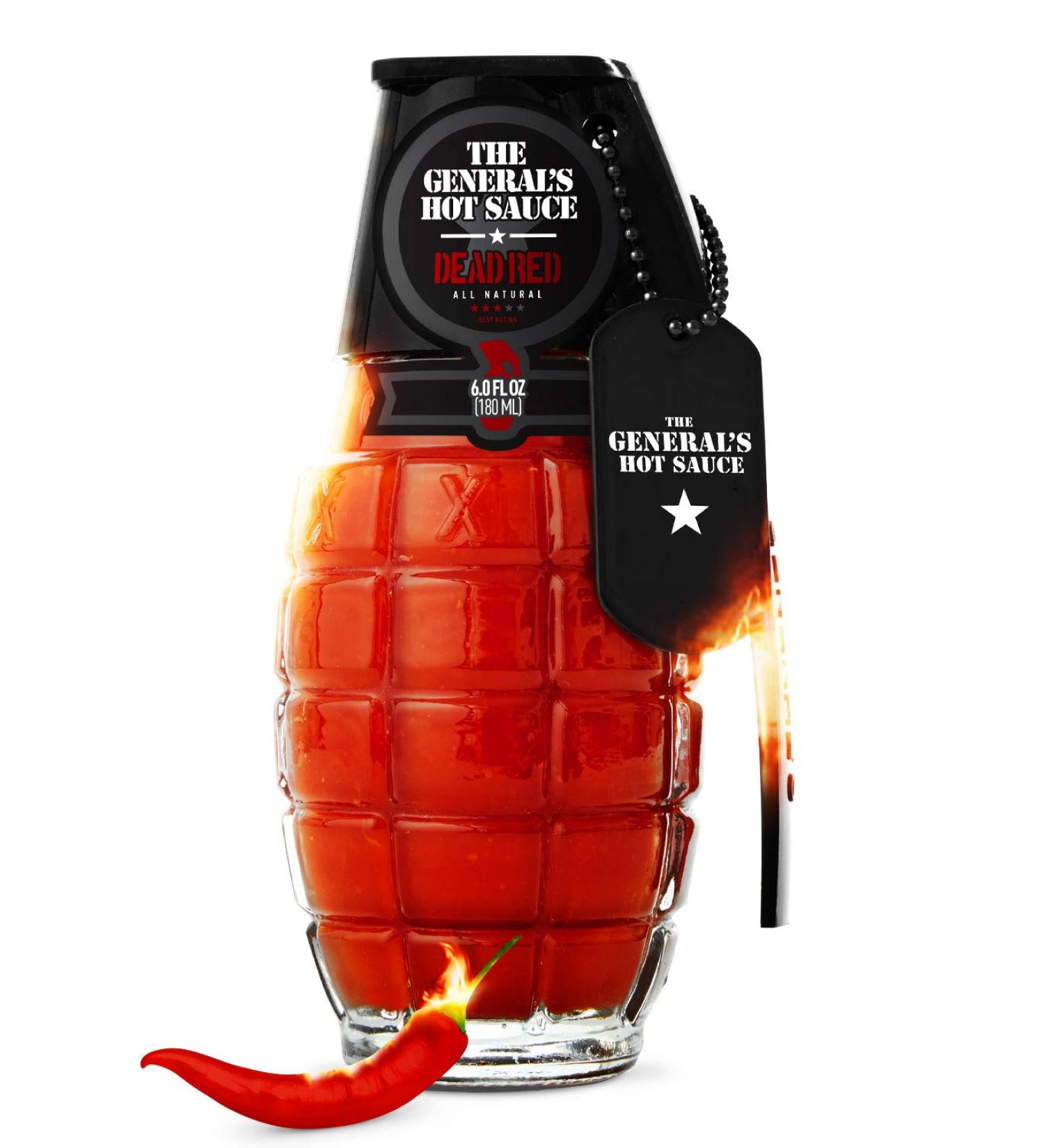 The General's Dead Red Hot Sauce - Buy Online on GoSupps.com
