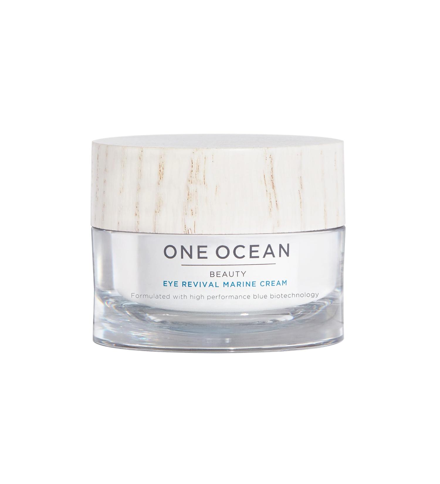 One Ocean Beauty Eye Revival Marine Cream - Lightweight Natural & Cruelty-Free Eye Cream for Dark Circles & Puffiness - Daily Use Skincare - 0.5 oz - Buy Online on GoSupps.com