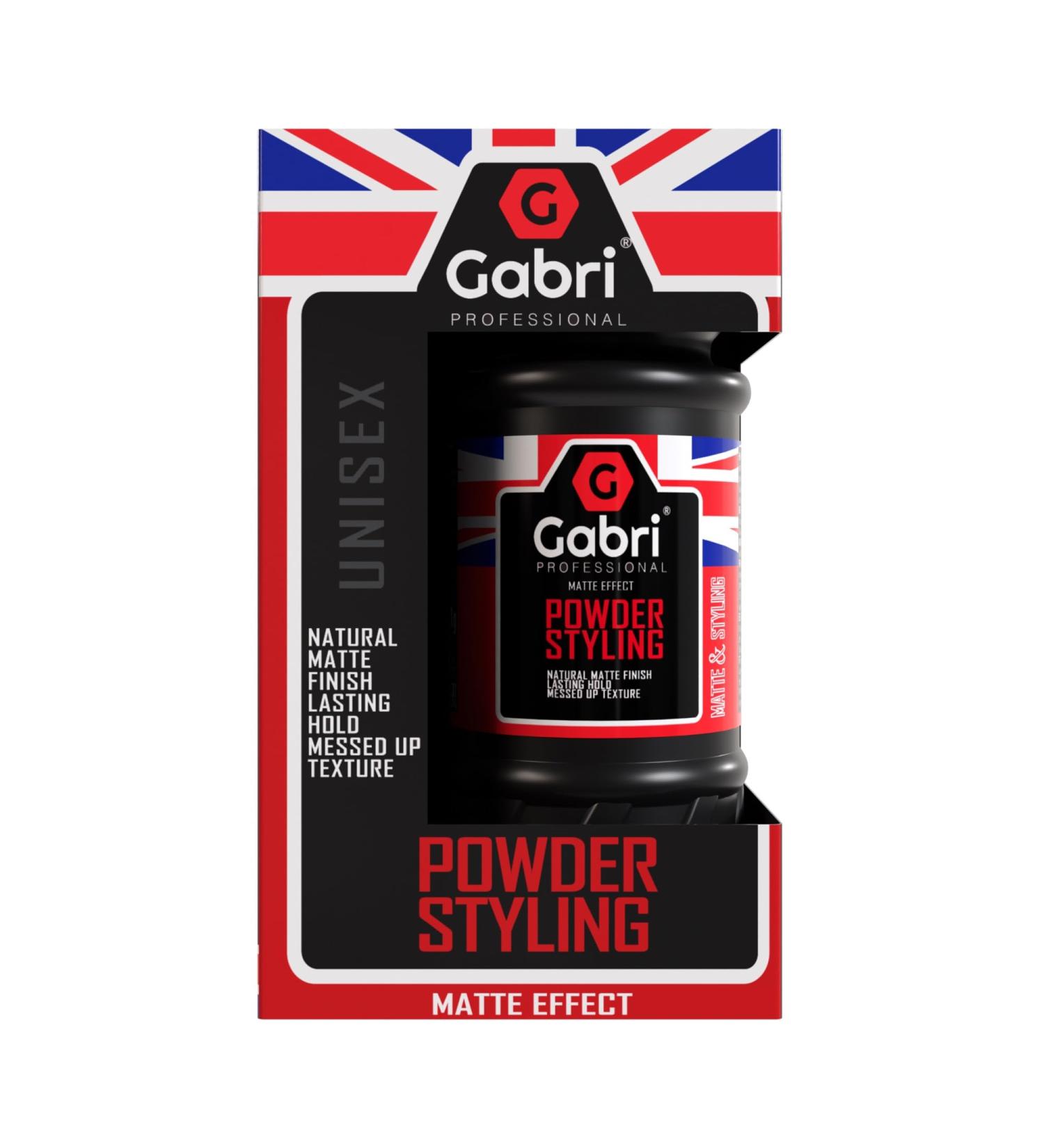 Gabri Matte & Styling Hair Powder Wax - Natural Mattiness & Elegant Red Aesthetic Packaging for Effortless Hair Style - Buy Online on GoSupps.com