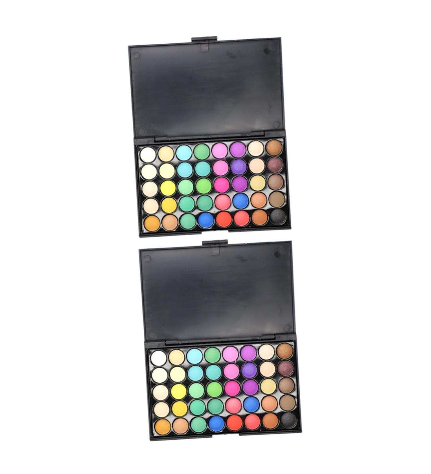 Beavorty 2pcs 40 Matte Eyeshadow Eye Shadow Tray Earth Tones 1 count (Pack of 1) As Shownx2pcs - Buy Online on GoSupps.com