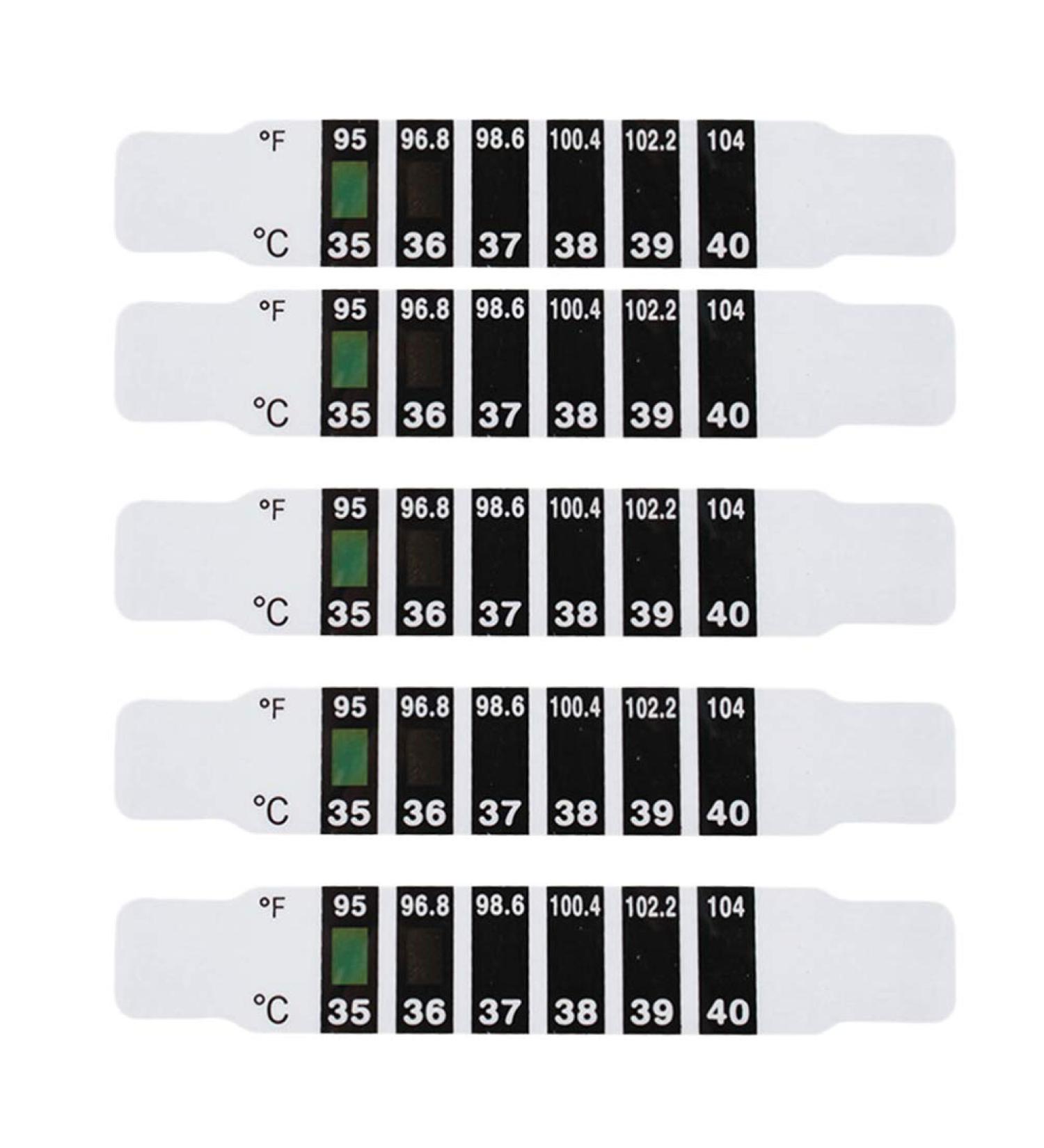 iFundom Temperature Strips 10PCS - Quick Read Forehead Strips for Fever Checking in Infants, Babies, Toddlers, Kids, and Adults - Reusable Travel Essential - Buy Online on GoSupps.com