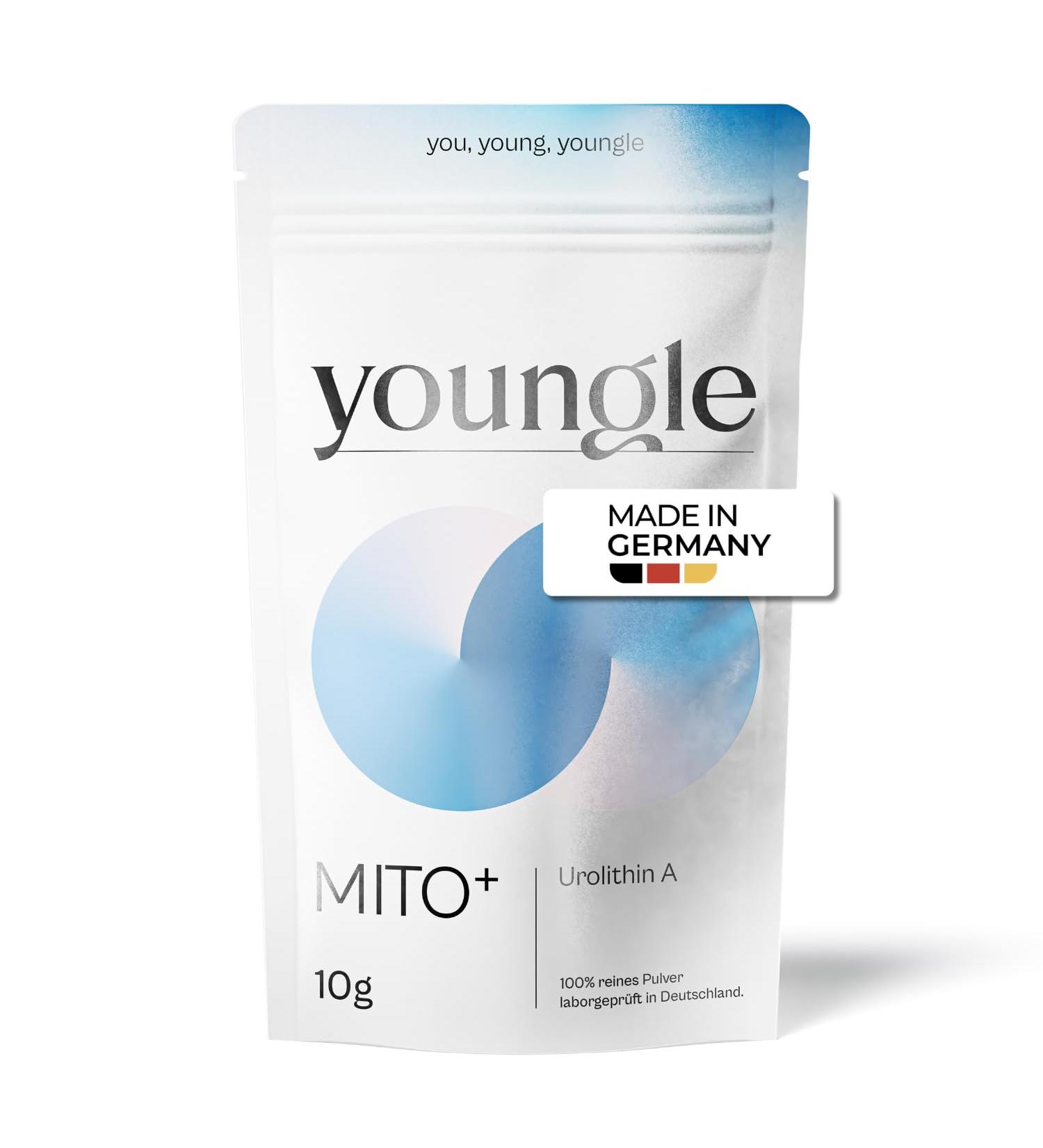  Youngle youngle Urolithin A powder 10g with 99% purity created by medical professionals laboratory tested in Germany - Buy Online on GoSupps.com