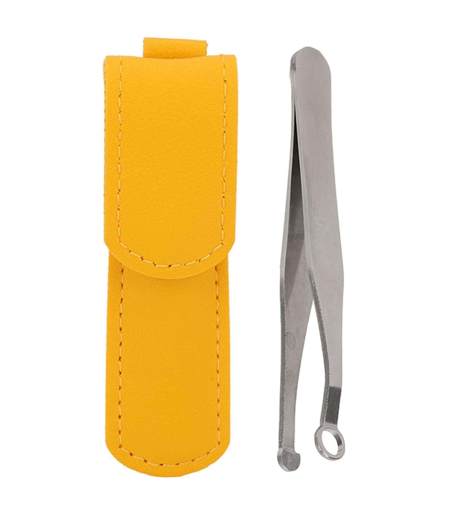 Nose Hair Tweezers Round Head Nose Hair Trimming Tweezers Stainless Steel for Men Women Body Noses - Buy Online on GoSupps.com