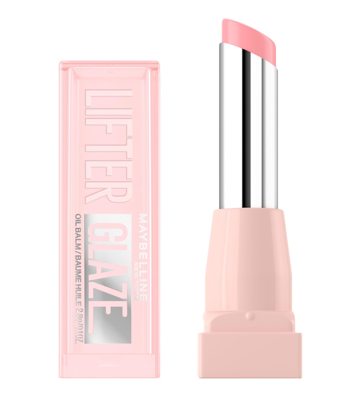MAYBELLINE Lifter Glaze Oil Balm with Hyaluronic Acid and Hydrating Oil Blend Lip Balm with 24HRs of Smooth Moisturizing Shine Pink Drip (Sheer Baby Pink) - Buy Online on GoSupps.com