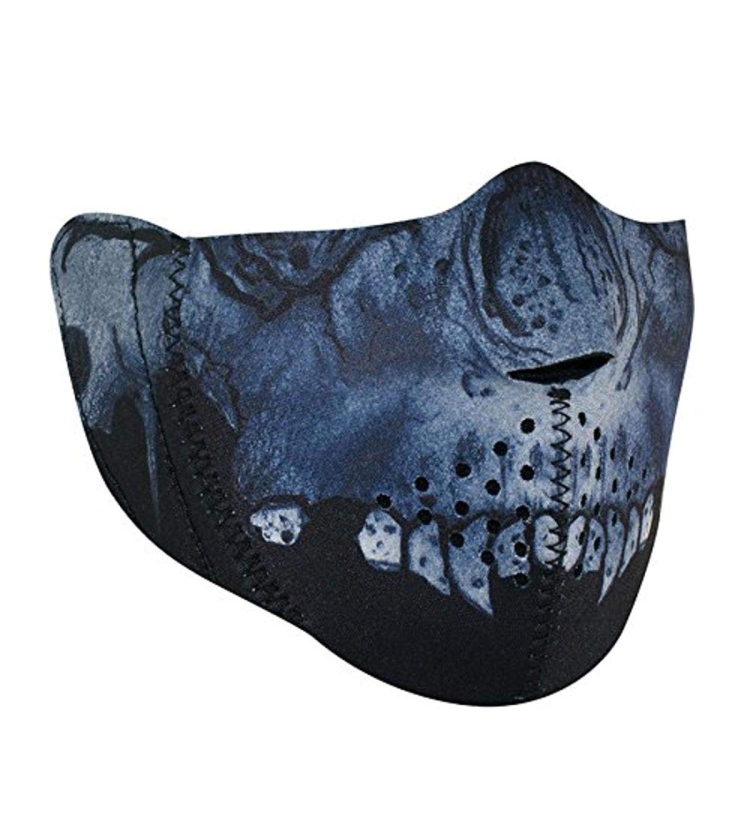 ZANheadgear Unisex Modi-Face Neoprene Mask - Midnight Skull Design | Multicolor One Size | International Shipping Available - Buy Online on GoSupps.com