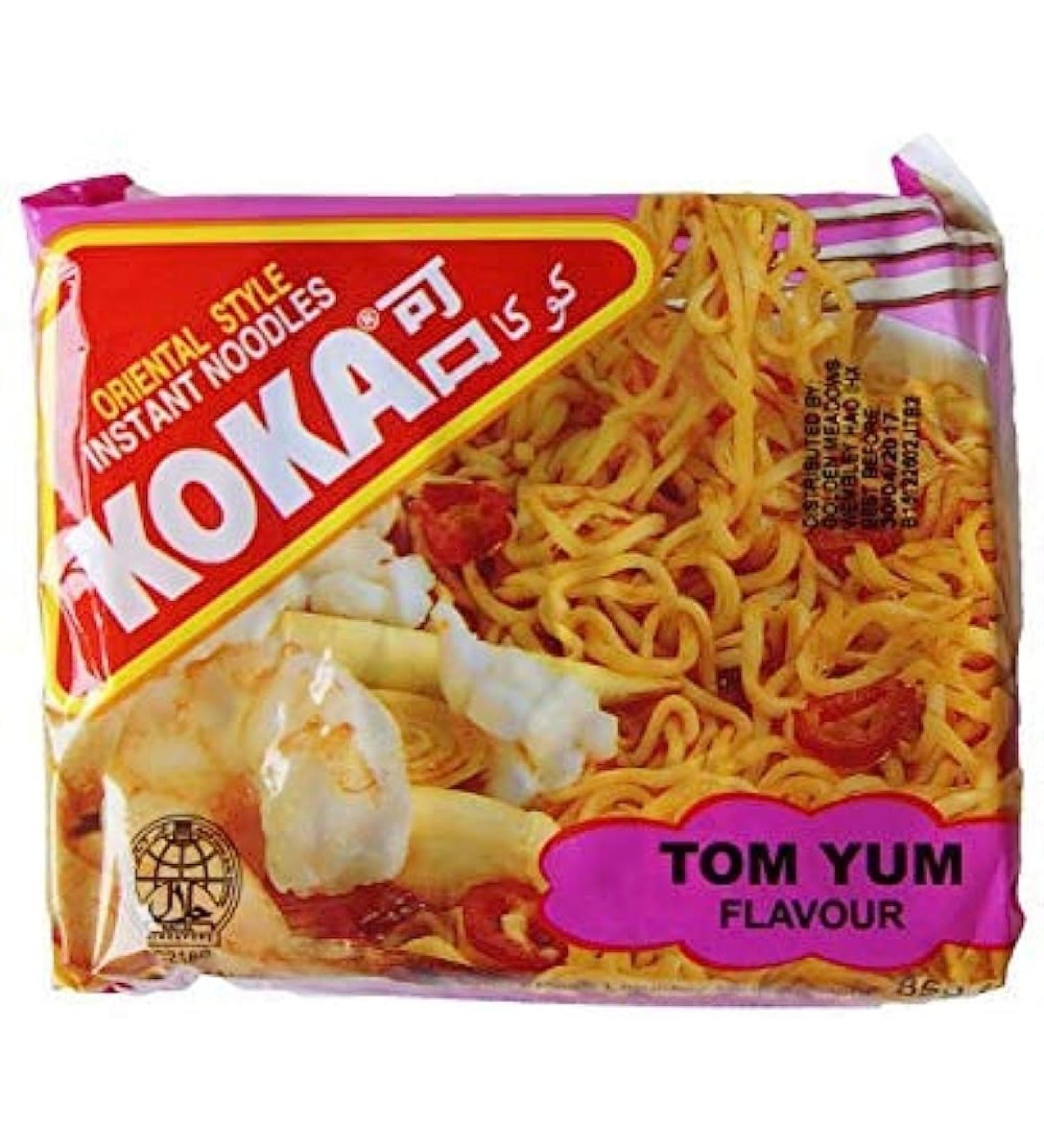 Koka Oriental Style Instant Noodles | Tom-Yum Flavour | Snack or Meal Accompaniment | Ready in 2 Minutes | 85g (Pack of 30) 85.00 g (Pack of 30) - Buy Online on GoSupps.com