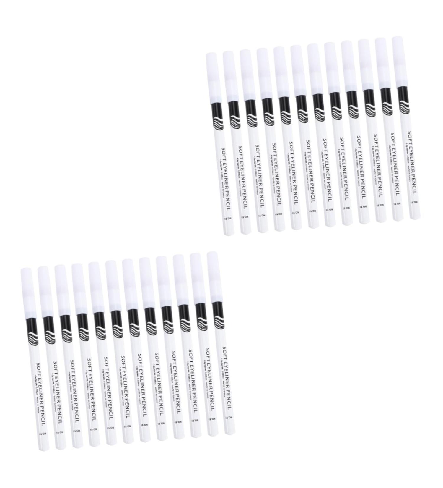 FOMIYES 48 Pcs Eyeliner Pencil Eyeshadow Glitter Liquid Eyeliner Eye Line Drawing Tool Brush Cosmetic Girl - Buy Online on GoSupps.com