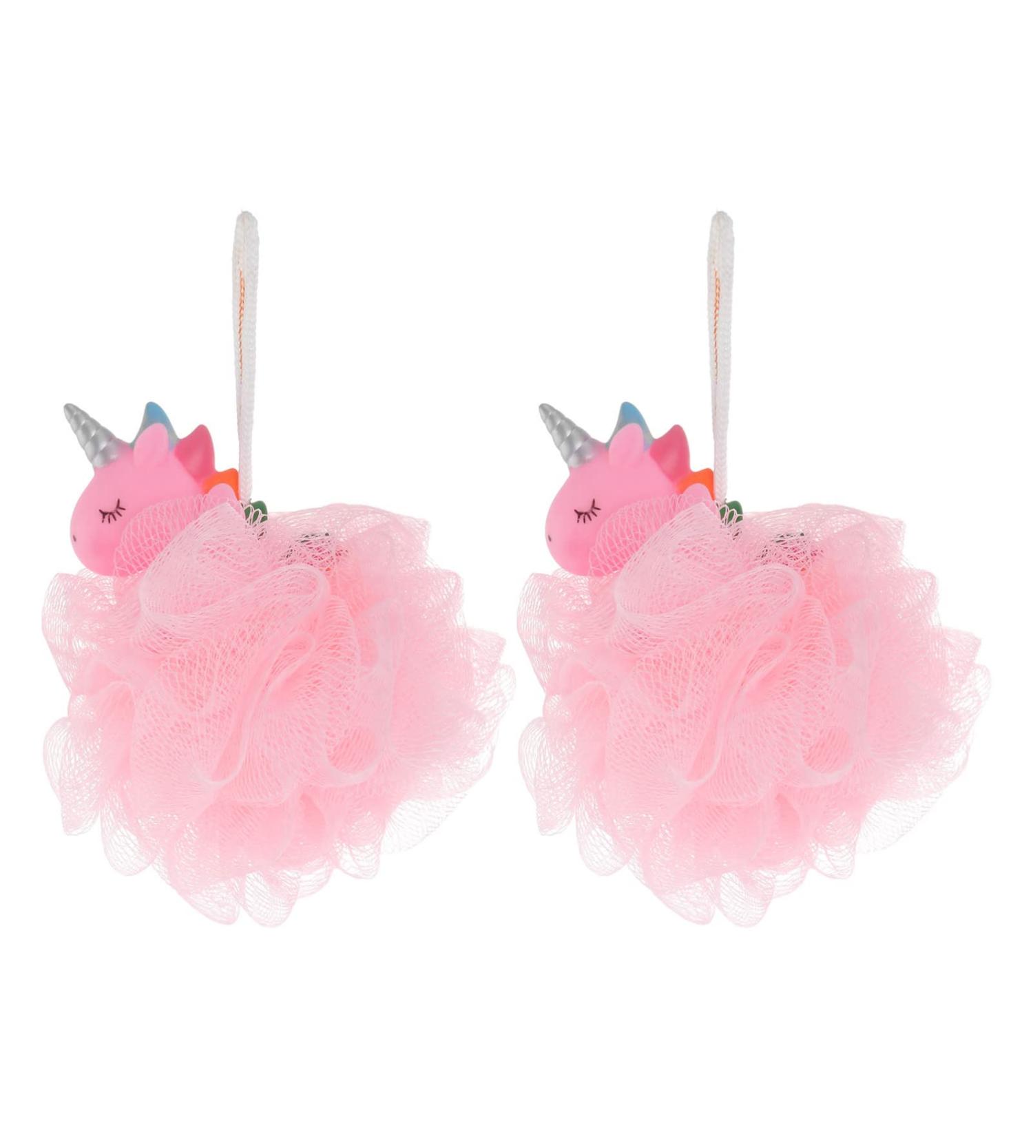 FOMIYES Unicorn Bath Loofah Sponge - 2pcs PVC Bath Ball for Men - Soft & Durable Shower Tool - Buy Online on GoSupps.com