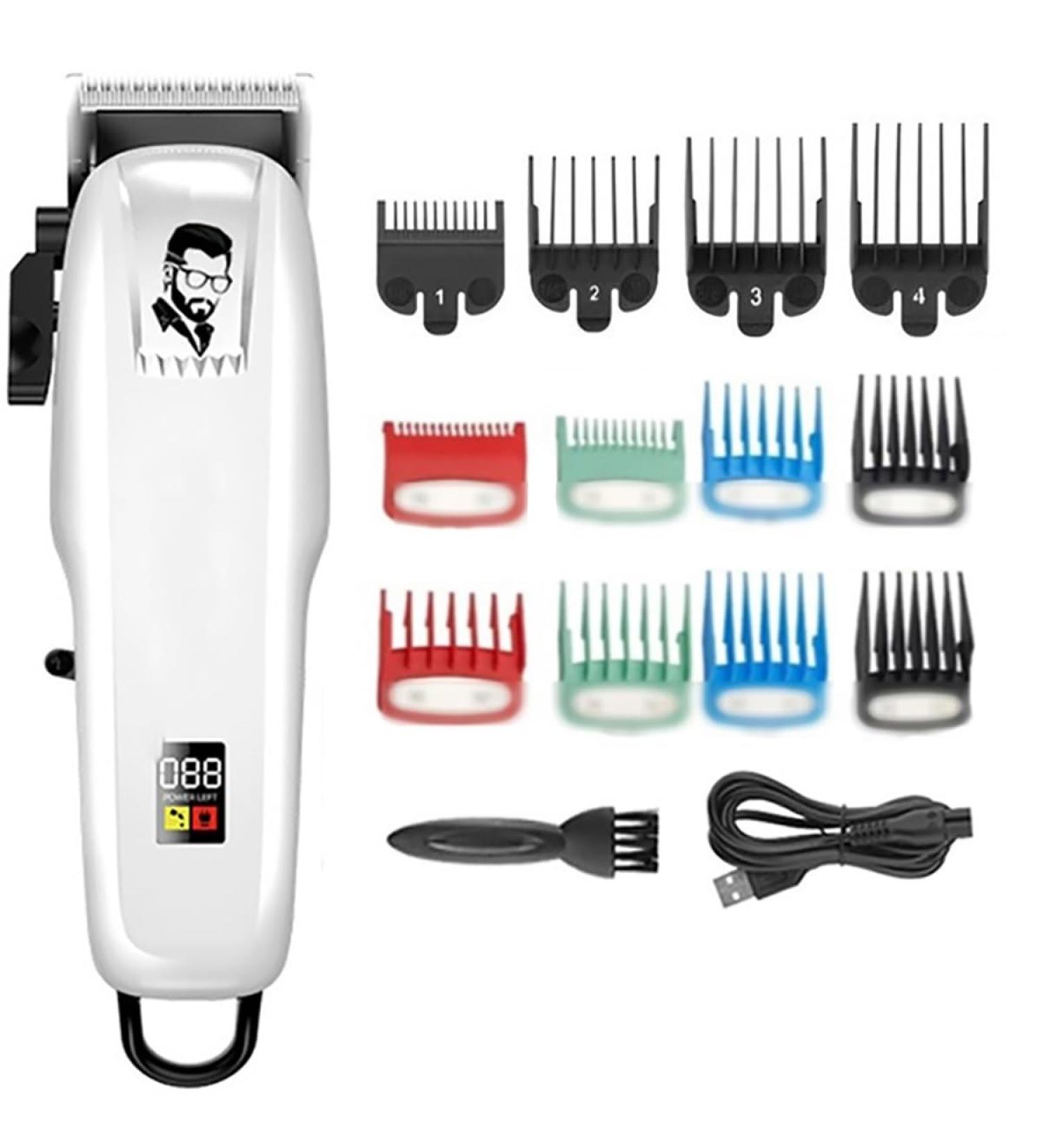 Professional Cordless Hair Clippers for Men - Electric Hair Trimmer with LED Display - International Shipping Available - Buy Online on GoSupps.com