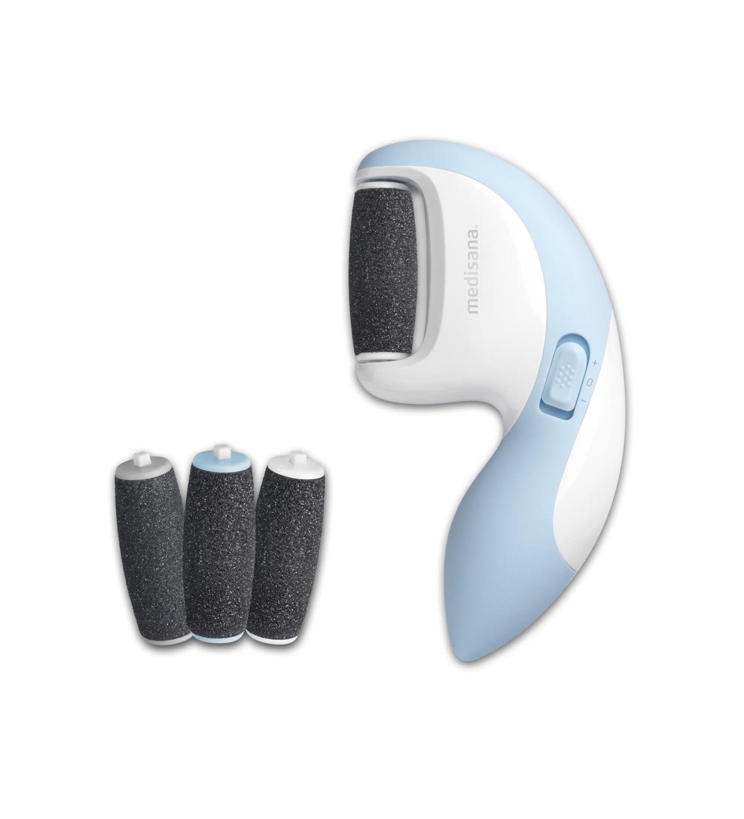Medisana CR 870 Electric Cornel Remover | Versatile Foot Hand & Elbow Care | Includes 3 Attachments & 2 Speed Levels for Efficient Corn Removal - Buy Online on GoSupps.com