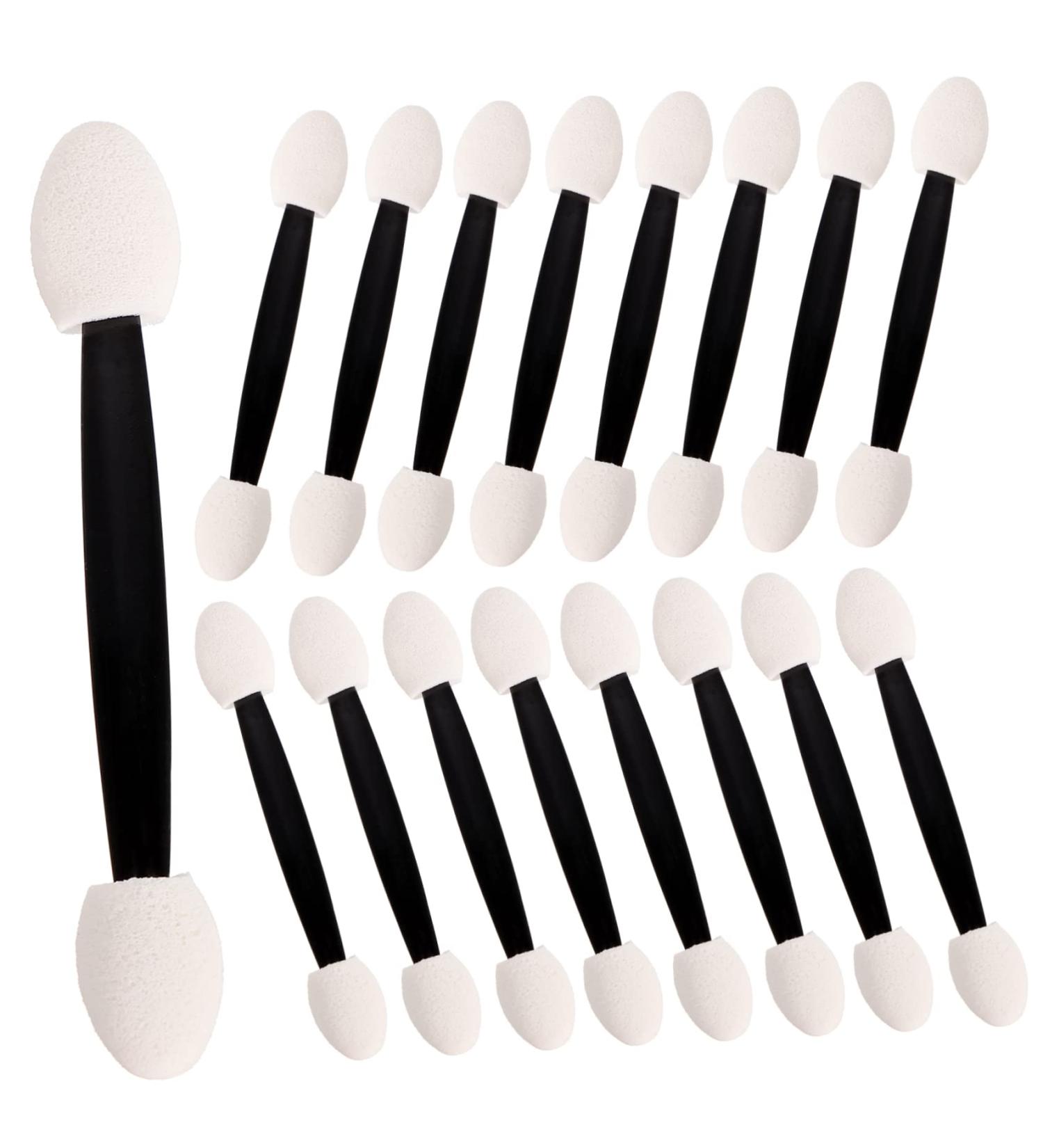 Beatifufu 4 Double Ended Eye Shadow Stick Makeup Sponge Cosmetic Brush Makeup Supply Miss Applicator Brush - Buy Online on GoSupps.com