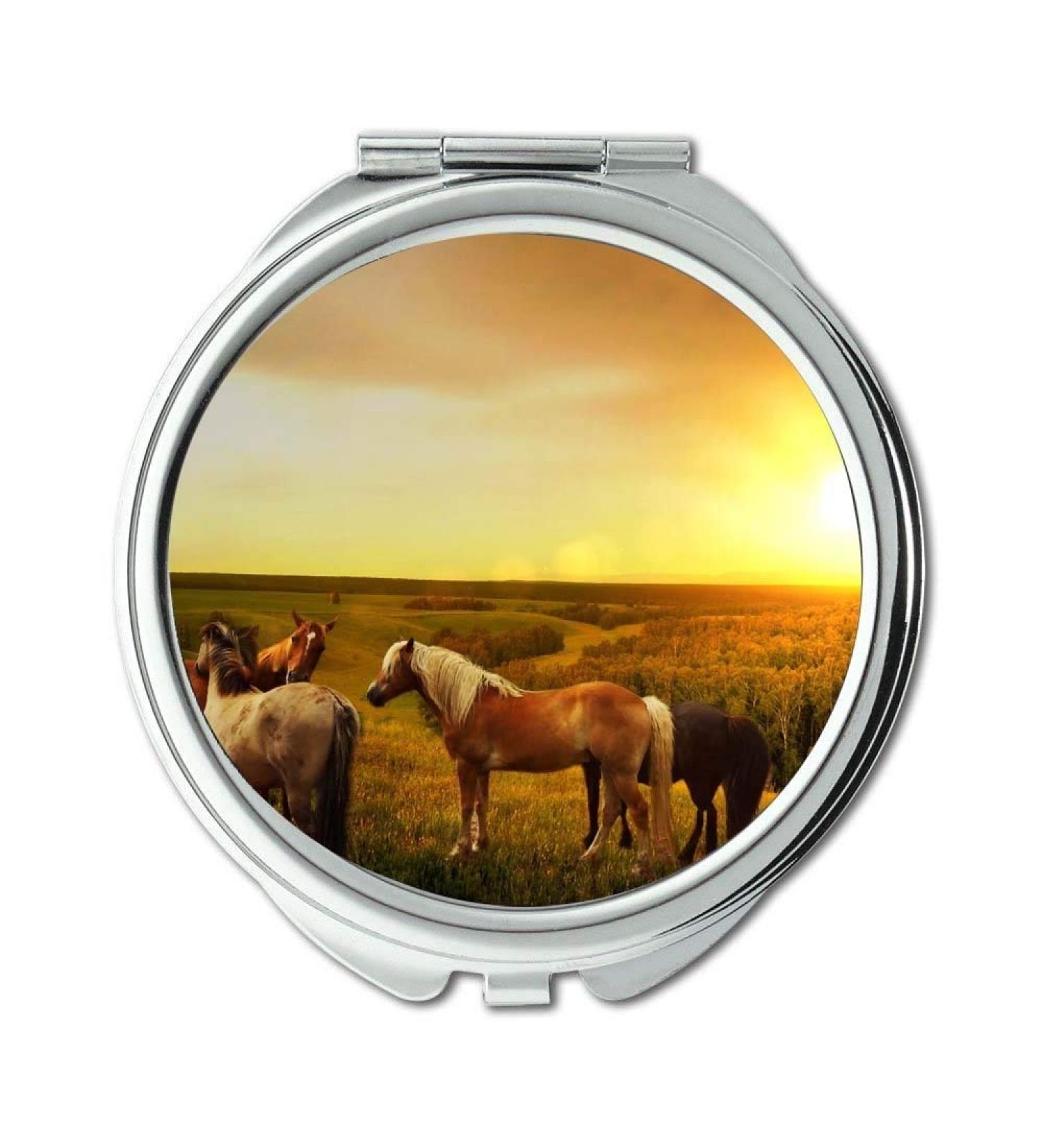 Mirror Compact Mirror agriculture animals atmosphere pocket mirror portable mirror - Buy Online on GoSupps.com