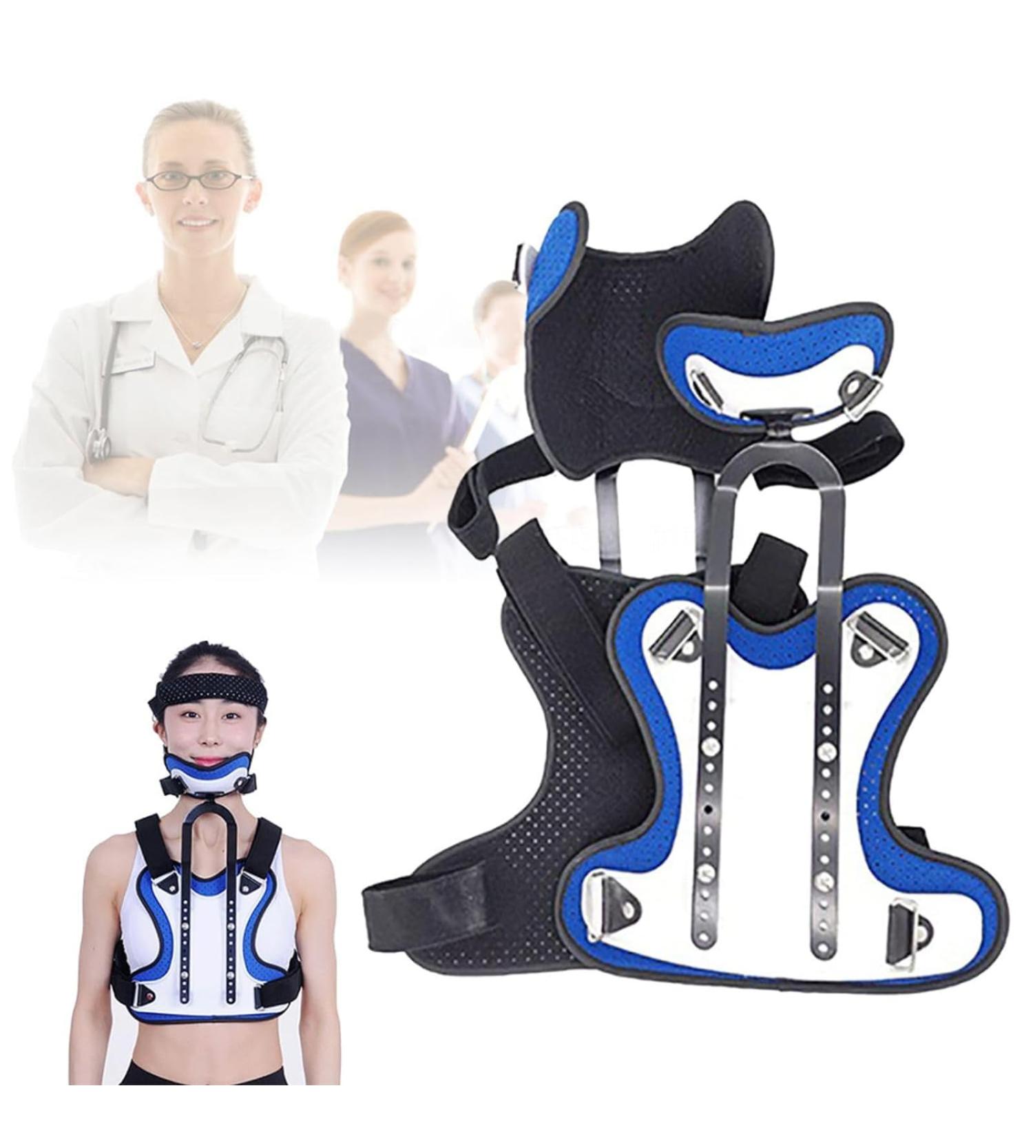 Ngary Hals Breast Orthosis & Cervical Support - Lumbar & Throat Halo Orthosis for Adult Rehabilitation - Buy Online on GoSupps.com