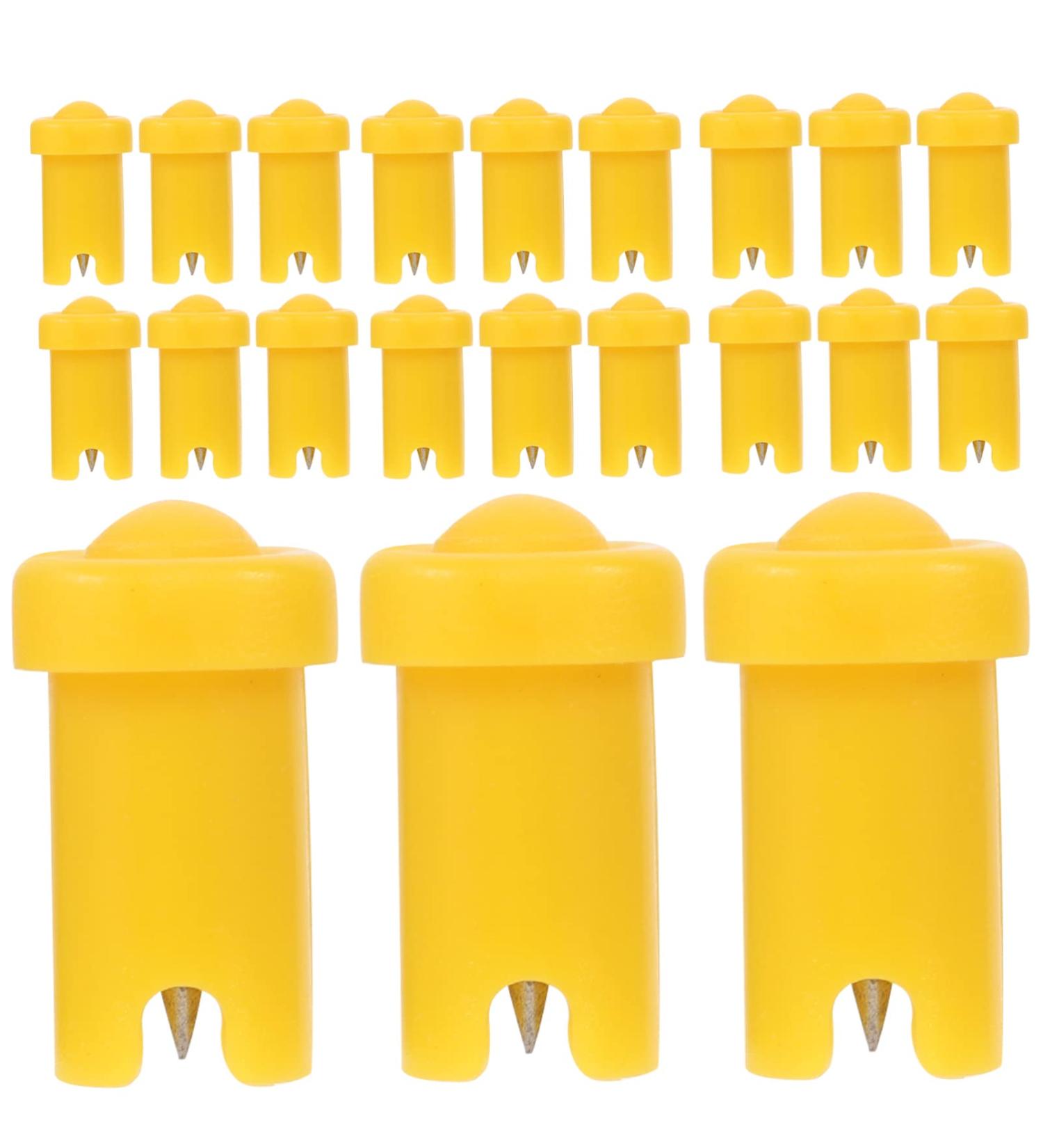 Beavorty 100pcs Anti-Blocking Needle Eyelash Glue Bottles | Perfect for Eyelash Extensions | Premium Quality PP Two-Color Design - Buy Online on GoSupps.com