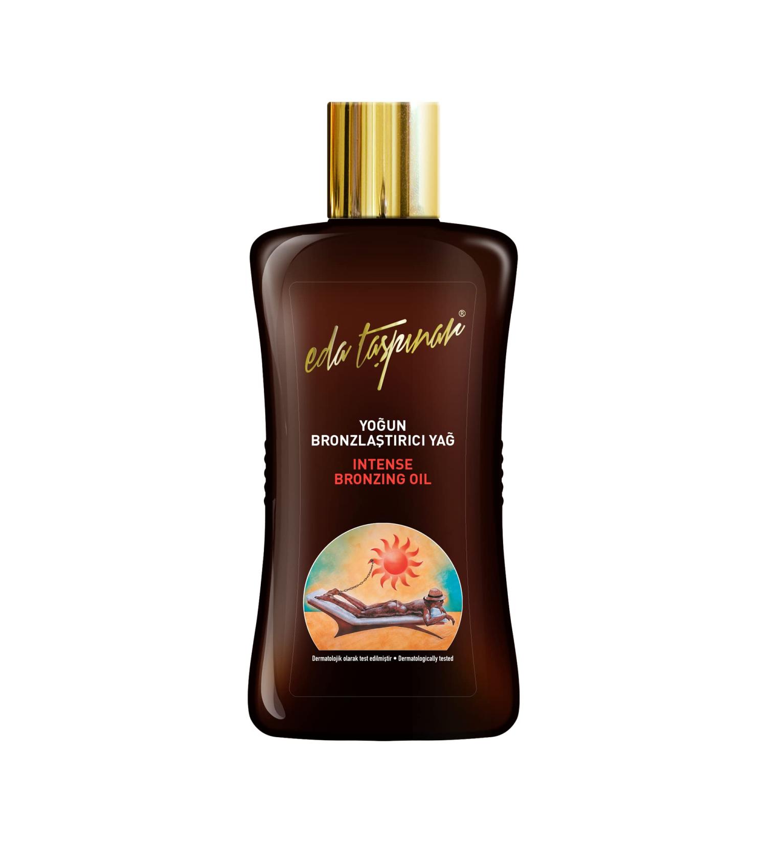 Eda Taspinar Bronz Intense Tanning Oil 200ml - Accelerated Dark Mediterranean Tan, All Eyes On You - SPF 0 | Buy Now - Buy Online on GoSupps.com