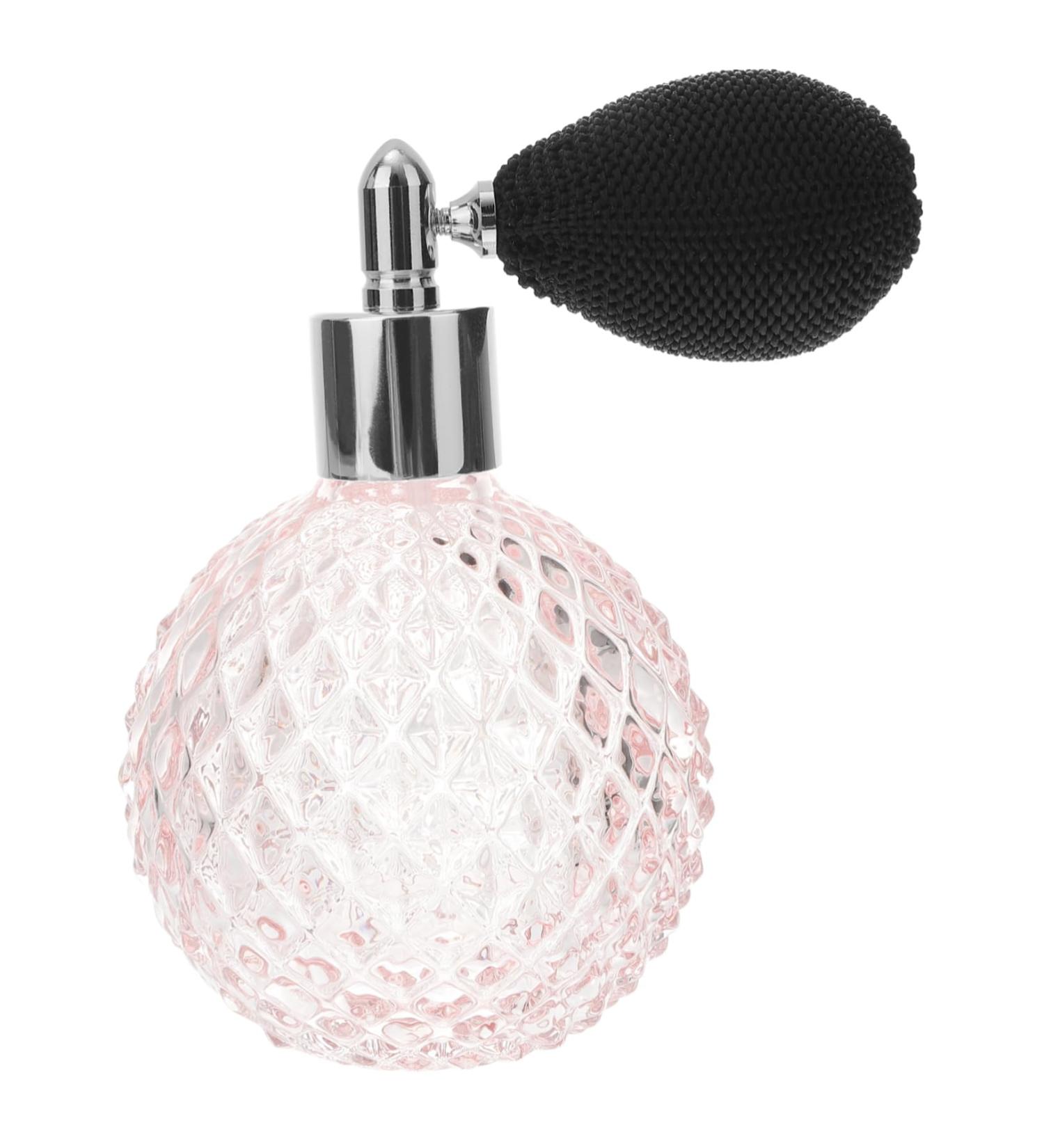 MAGICLULU 1 Set Perfume Bottle Perfume Sprayer Refillable Glass Bottle Vintage Glass Bottle Perfume Spray for Perfume Glass 6x6cm Pink - Buy Online on GoSupps.com