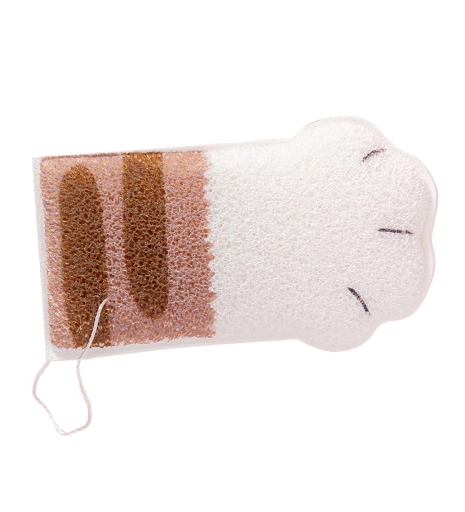 Mikinona Bath Cotton Bath Scrubber Animal Loofah Bath Sponge Bath Exfoliating Mitt Cartoon Body Scrubber Back Sponge Cat Bath Flower Hydrophilic Polyurethane Shampoo - Buy Online on GoSupps.com