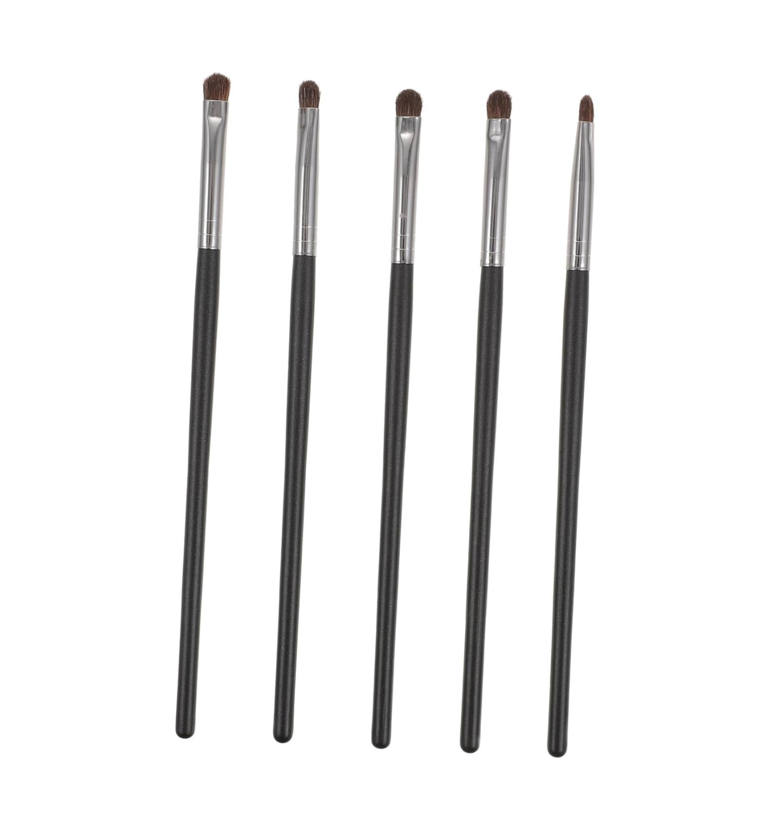 FOMIYES 5pcs Eye Shadow Brush Makeup Brush Make up Eyeliner Brush Home Eyeshadow Brush Wooden Handle - Buy Online on GoSupps.com