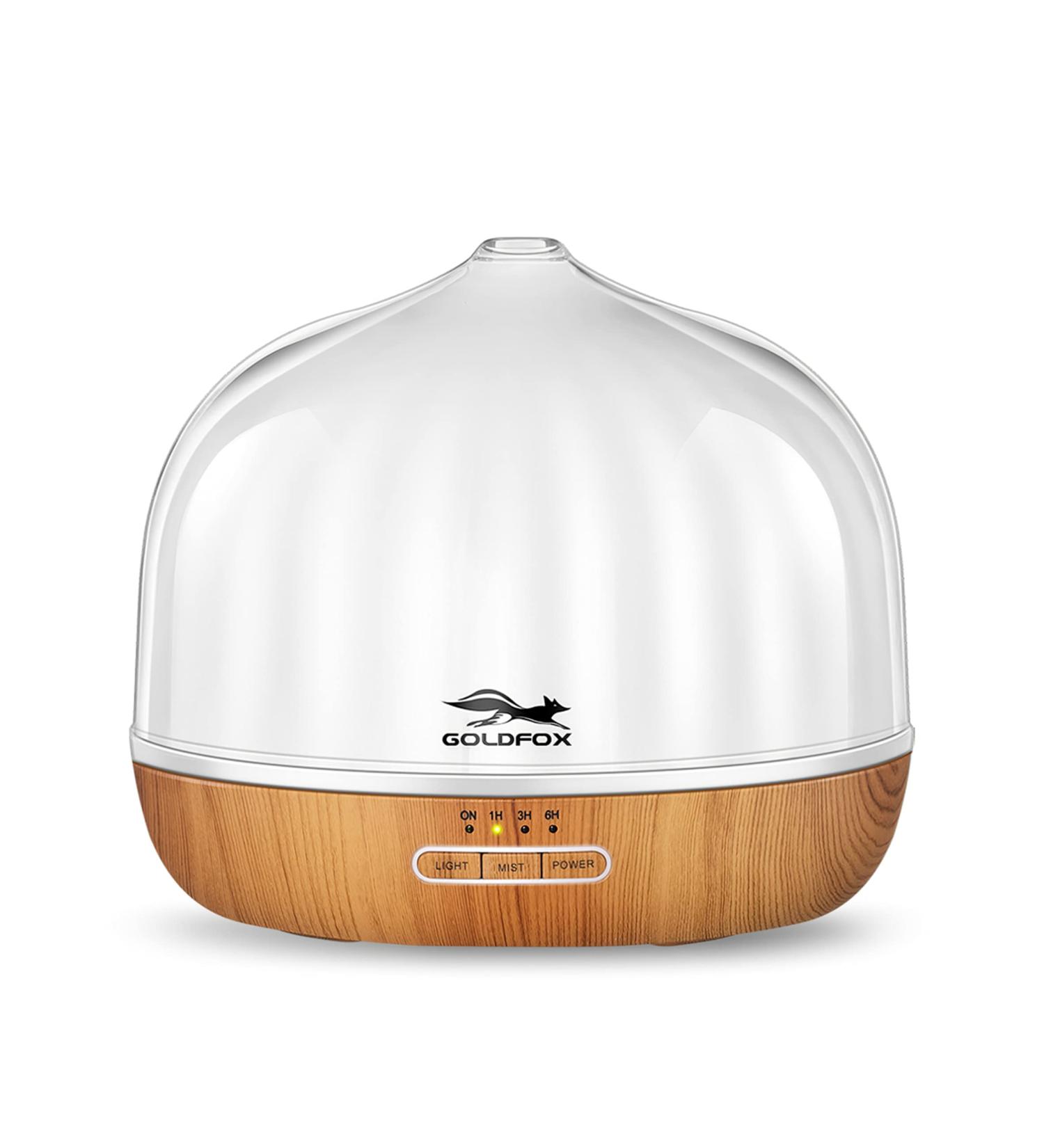 500ml Aroma Diffuser & Humidifier Automatic Shutdown Waterless Operation Silent Multi-Color LED Light for Essential Oils - Shop Internationally! - Buy Online on GoSupps.com