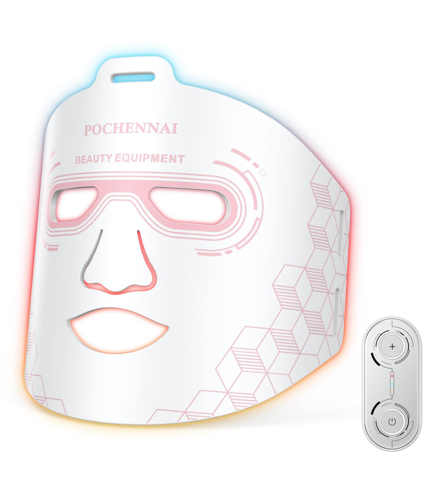 Buy Infrared Red Light Therapy Mask - LED Facial Mask for Home Use | Portable Red Light Therapy for Radiant Skin - Buy Online on GoSupps.com