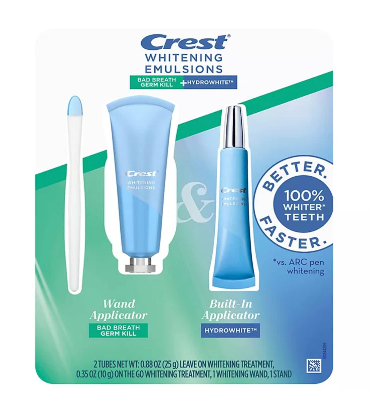 Crest Whitening Emulsions: Bad Breath Germ Kill + Hydrowhite Treatment - Buy Online on GoSupps.com