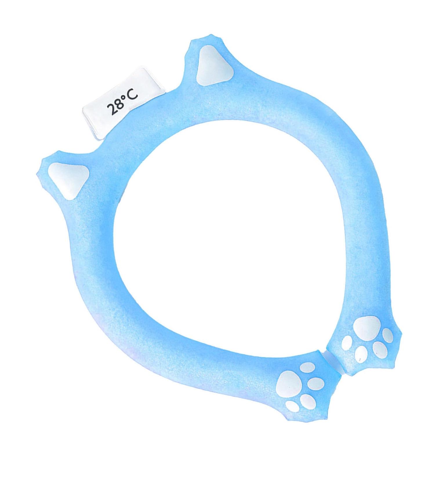 Neck Cooling Ring Cooling Gel Neck Ring PVC Hands for Indoor for Kids (Blue) - Buy Online on GoSupps.com