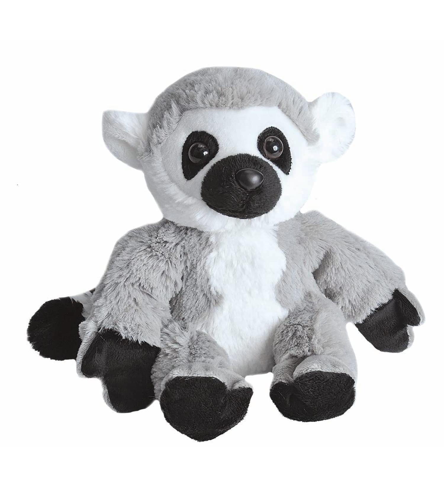 Wild Republic Hug'ems Ring Tailed Lemur Soft Toy - 18 cm Cuddly Gift for Kids - Buy Online on GoSupps.com