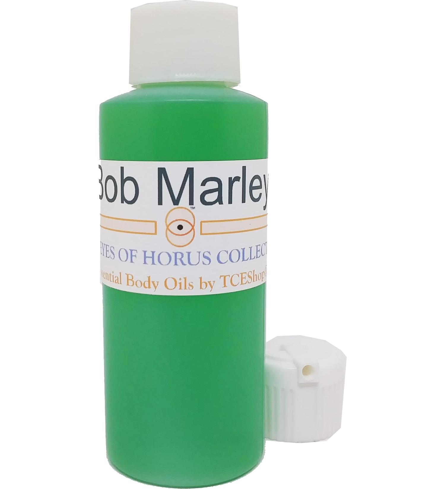 B Marley For Men Scented Body Oil Fragrance Flip Cap - Green - 2 oz. - ID#43049