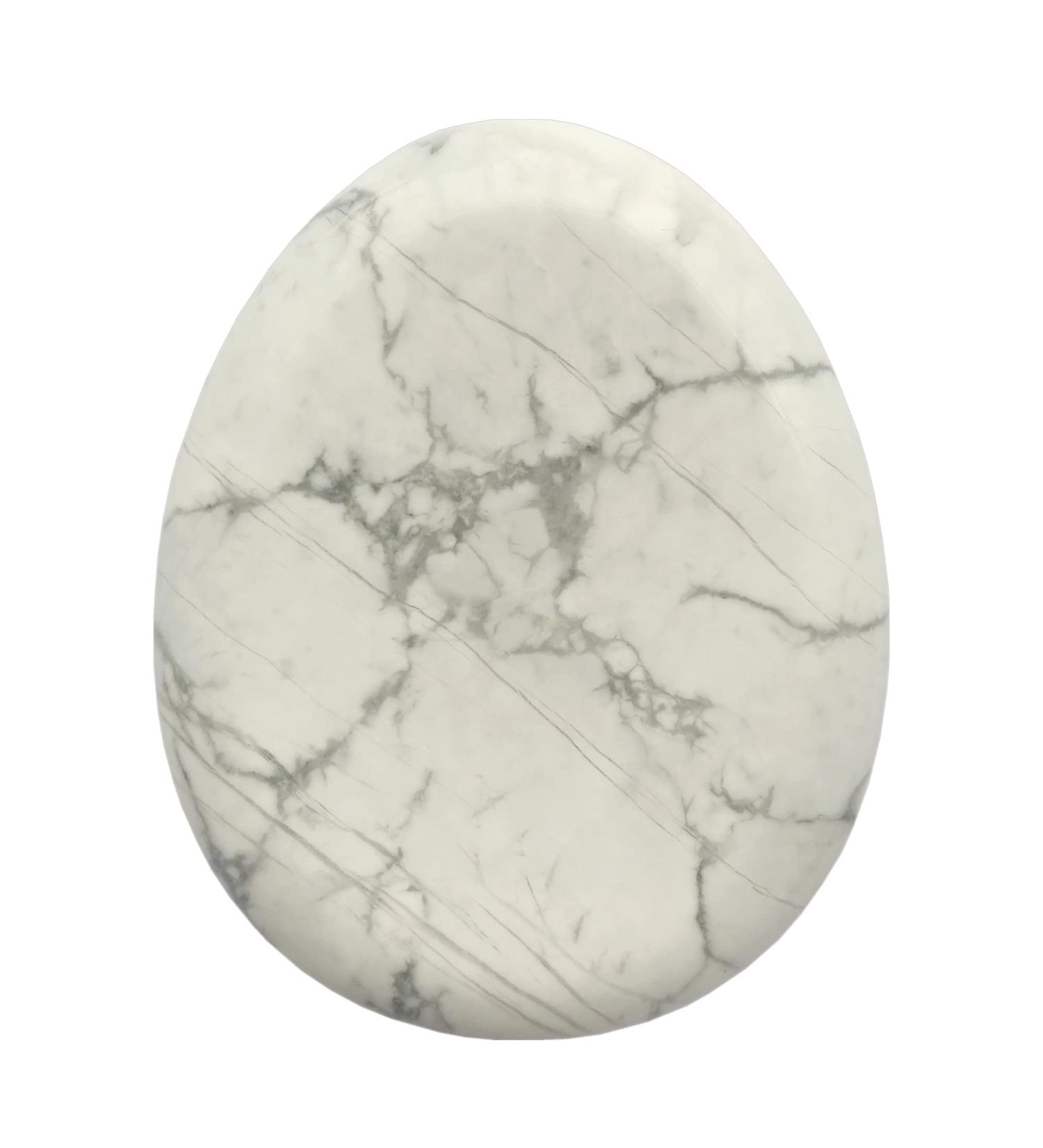 Maneki Neko natural white howlith turquoise drops of water chakra thumbs worn stone stress relax healing reiki crystal bags palm stones