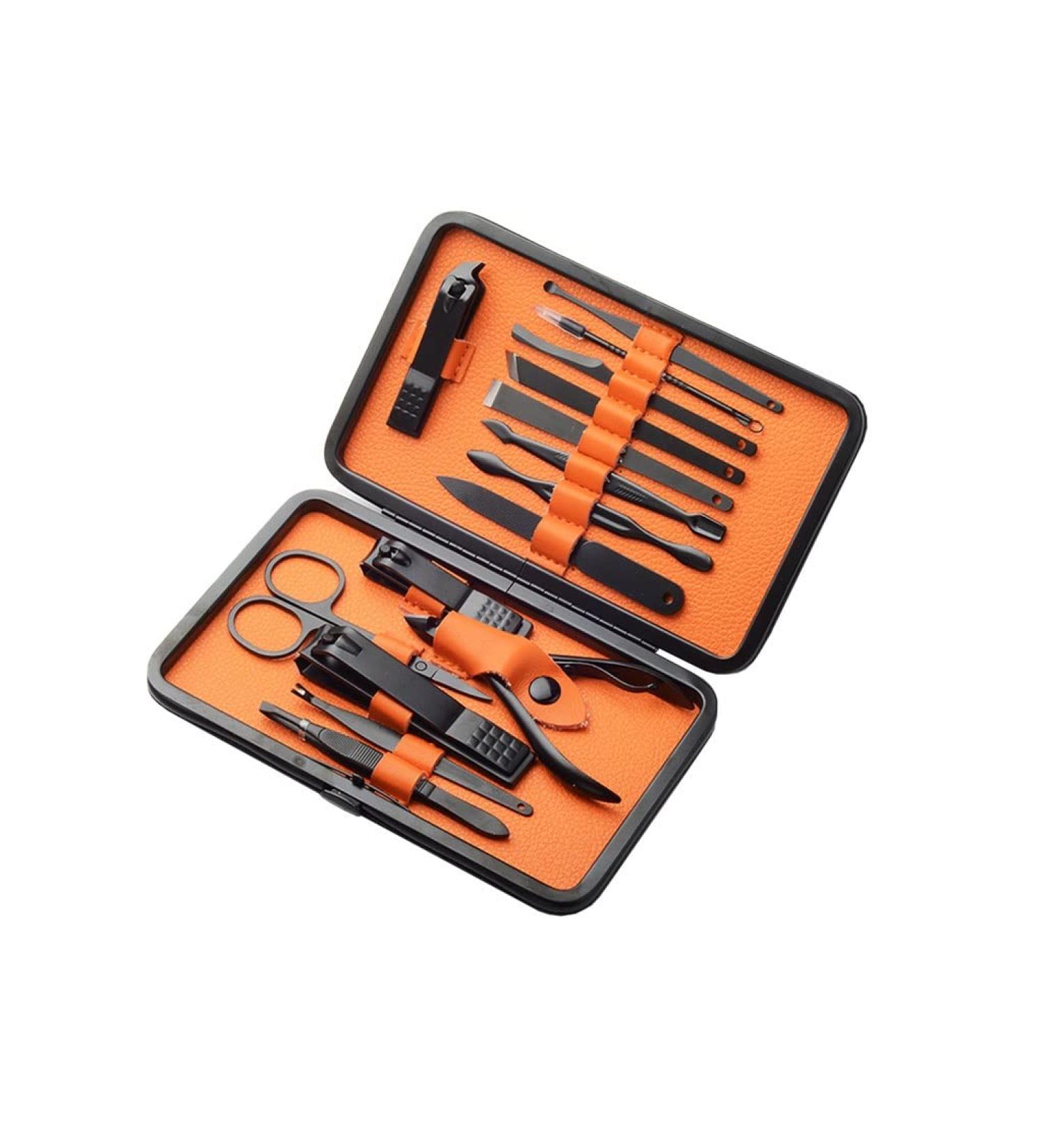 Nail Clipper Set Nail Clippers SetNail Clippers Pedicure Kit Nail File Nail Clippers Manicure Beauty Kit with Portable Fashion Bag (15-Piece Set) Nail Clipper Kit (Color : A) - Buy Online on GoSupps.com