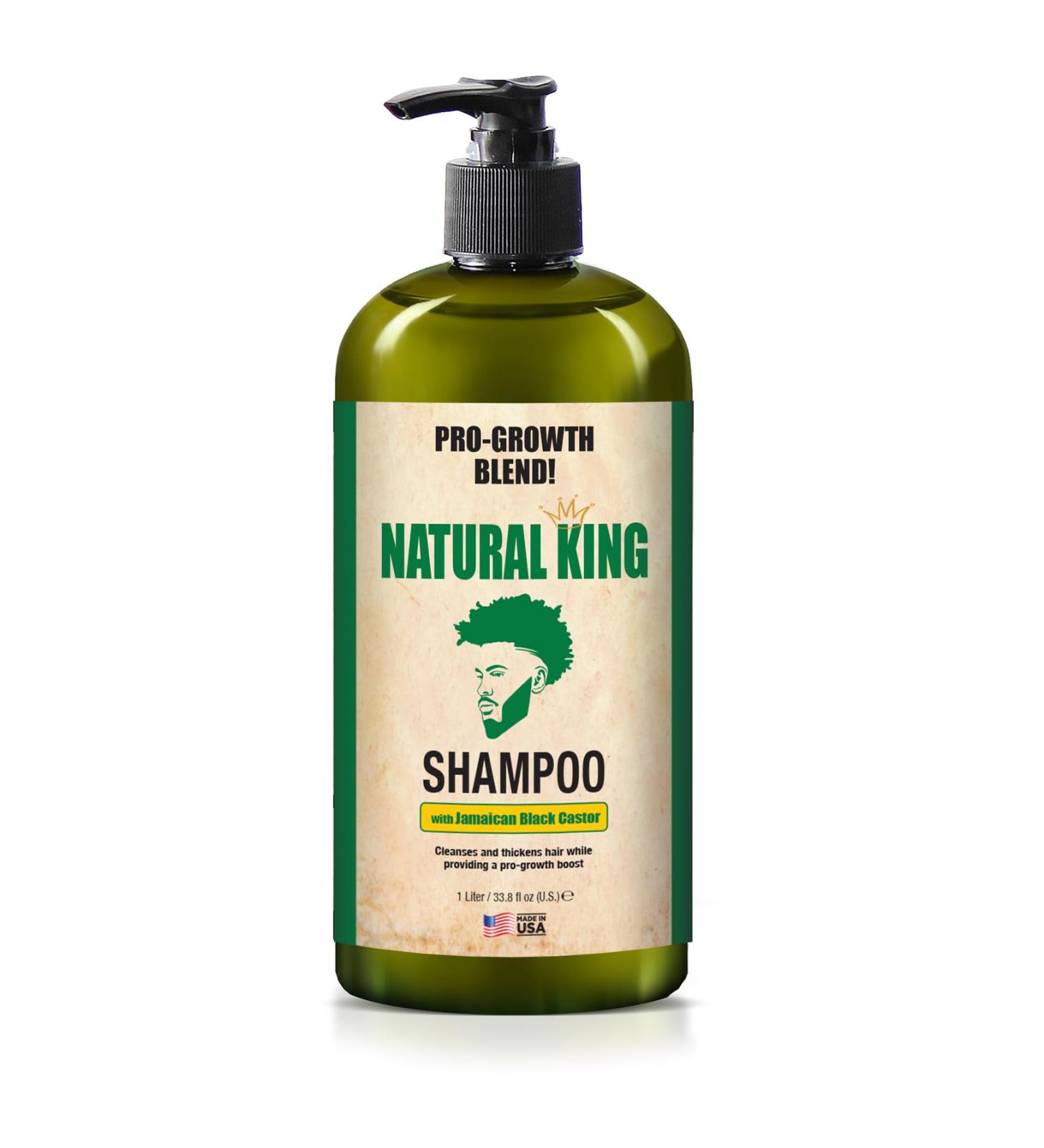 SFC Natural King Jamaican Black Castor Oil Shampoo for Men - 33.8 oz Cleansing Shampoo for Thickening Strengthening & Hair Growth in Worldwide Shipping - Buy Online on GoSupps.com