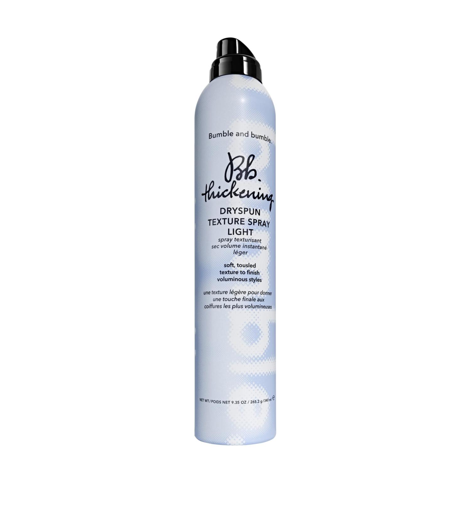 Bumble and bumble. Thickening Dryspun Texture Spray Light | For Soft Texture + Light Hold | Curly Wavy Straight 9.35 Ounce (Pack of 1) - Buy Online on GoSupps.com