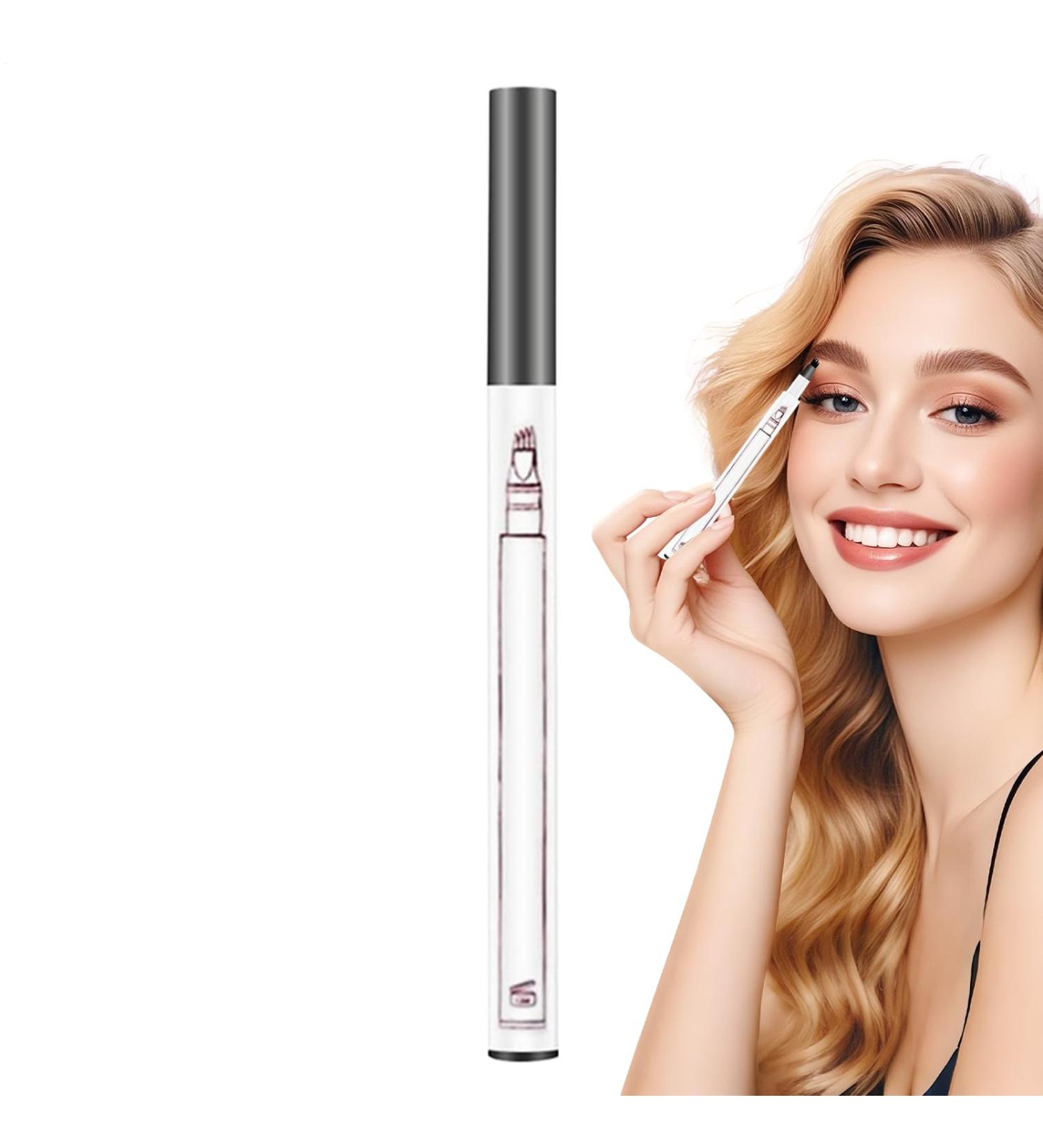 Waterresistant eyebrow pencil microbCharging eyebrow pencil longlasting for care and shaping of the eyebrows longlasting and 4 points - Buy Online on GoSupps.com