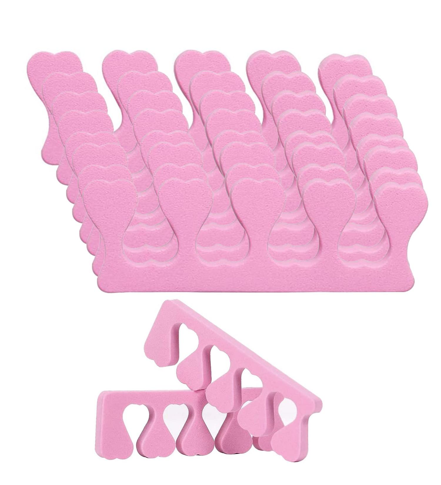20 PCS Toe Separators Finger Spreader Set Nail Art Soft Foam Sponge Toe Separators Finger Dividers Pedicure Manicure Tools - Buy Online on GoSupps.com