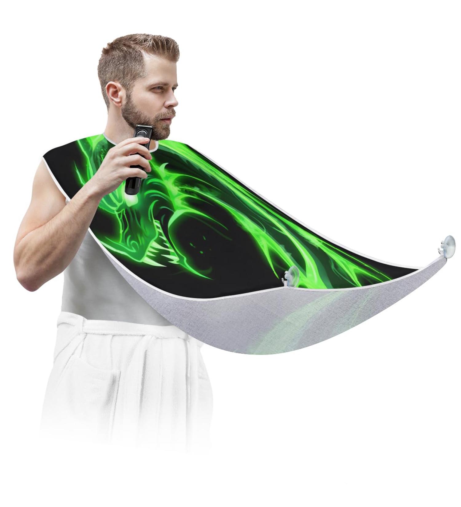 Shop Fire Dragon Beard Bib Apron | Best Beard Hair Catcher for Men | Ideal Father's Day & Anniversary Gifts - Buy Online on GoSupps.com