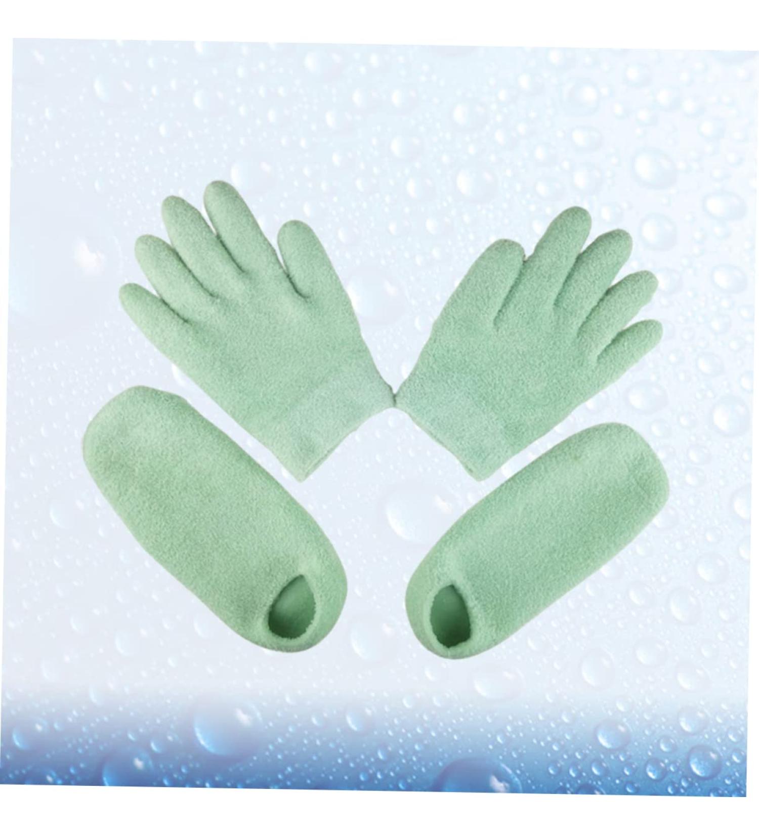 minkissy 1 Set Gloves for Dry Hands Dry Cracked Hands Gloves Spa Socks Softening Gloves Hand Care Gloves Dry Skin Socks Booties Moisturizing Gloves Hand Gloves Essential Oil Hand Mask - Buy Online on GoSupps.com