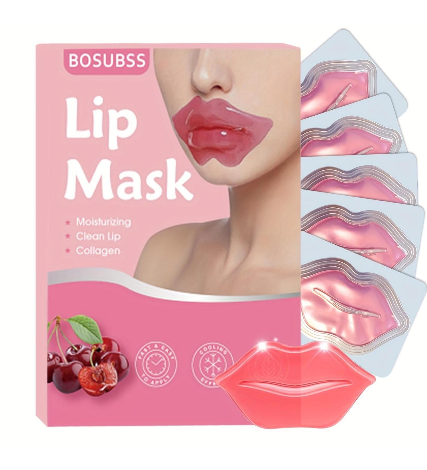 Hydrating Lip Mask with Collagen Moisturizing Lip Care Treatment Natural Ingredients - Buy Online on GoSupps.com