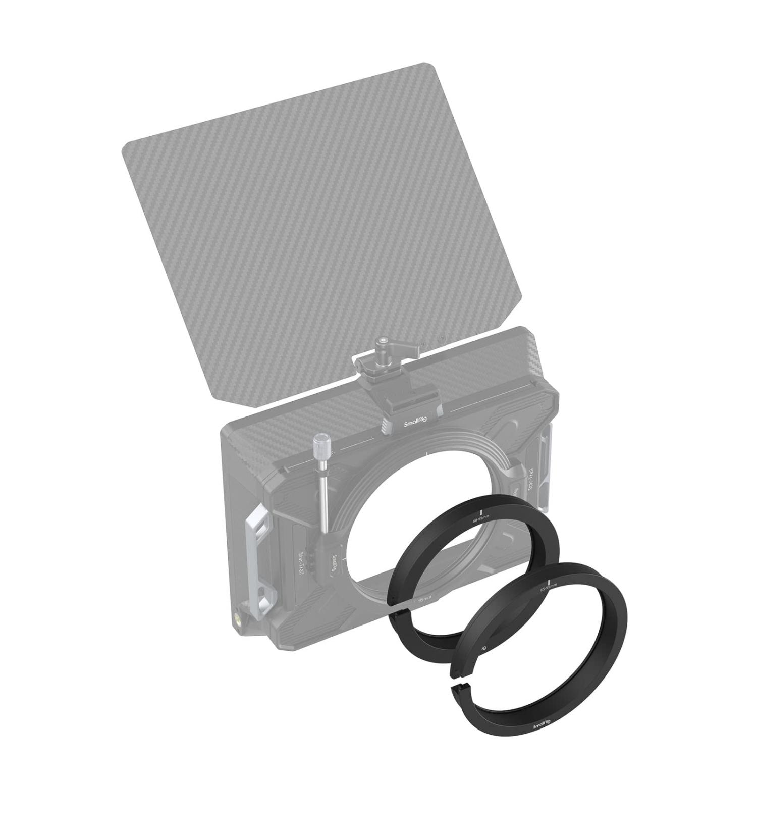 SmallRig Clamp-On Ring Kit (80/85-95mm) for Star-Trail and Mini Series Matte Box - Compatible with Models 3196, 3575, and 3680-3654 - Buy Online on GoSupps.com