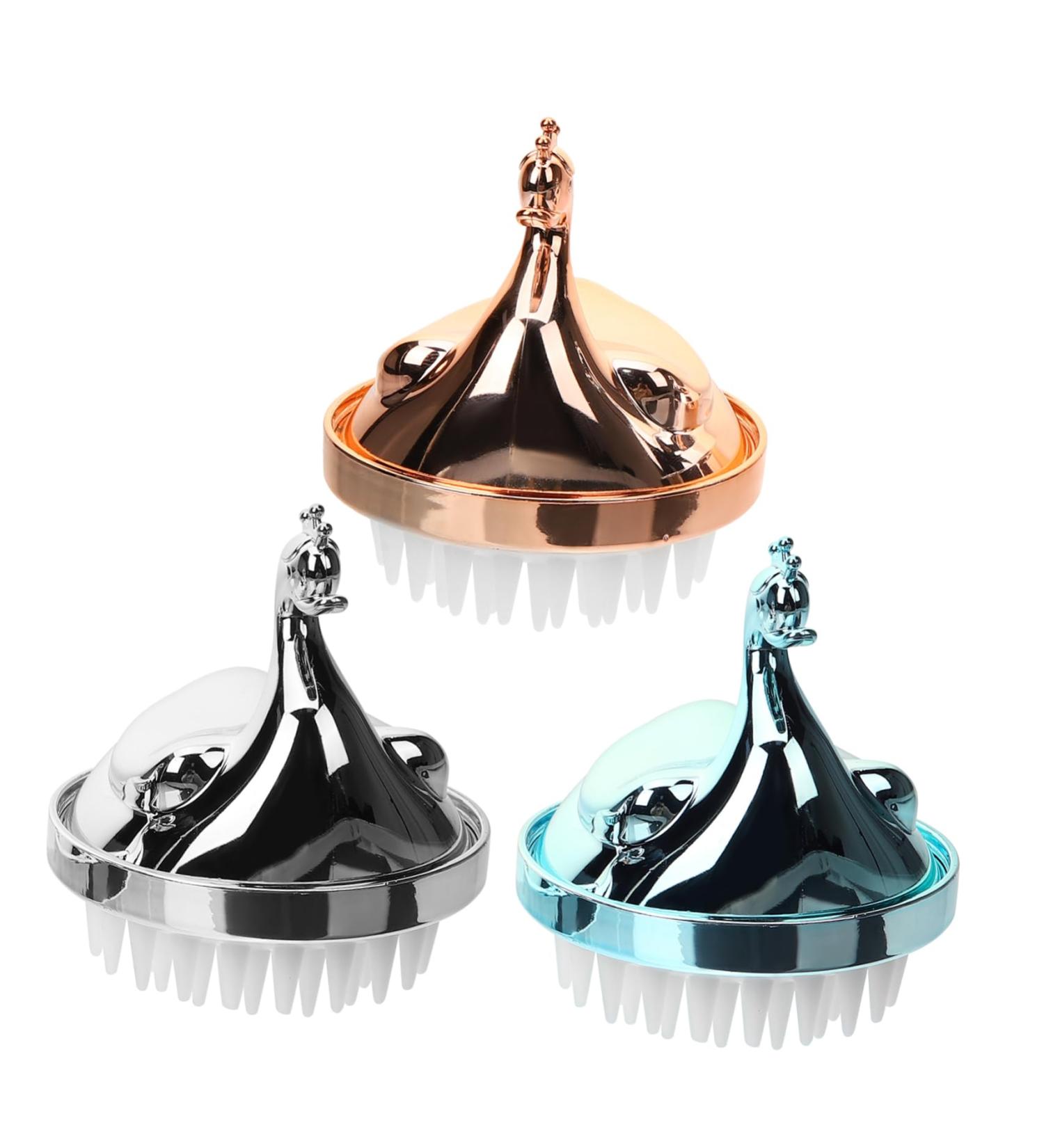 Magiclulu 3 STK Shampoo Brush for Kids | Gentle Scalp Care & Hair Washing Tool | Baby Hair Brush for Easy Shampooing - Buy Online on GoSupps.com