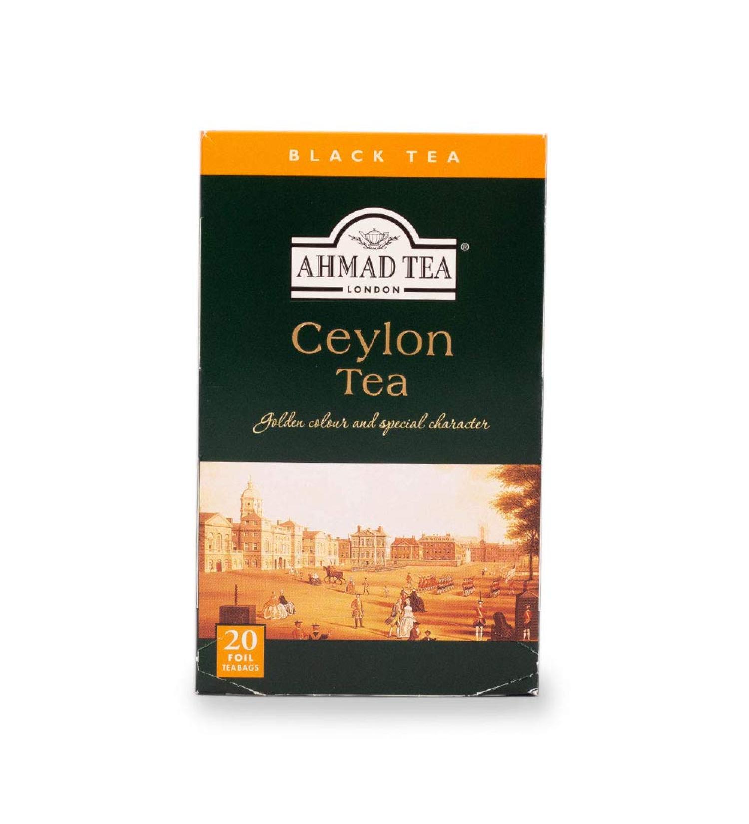 Ahmad Tea Ceylon Black Tea - 20 Aroma-Sealed Teabags | Premium International Shipping - Buy Online on GoSupps.com
